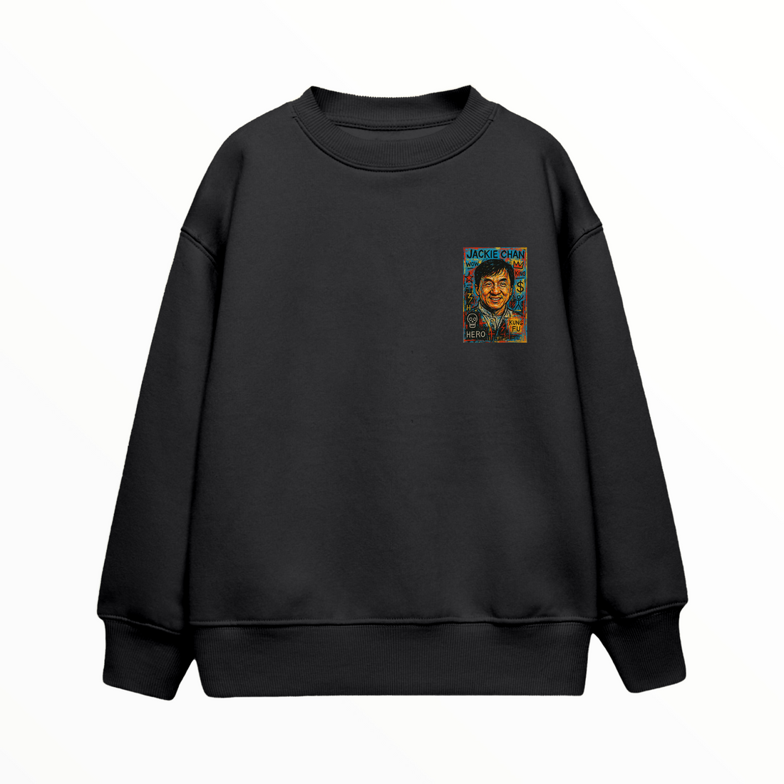 Jackie Chan Card - Çocuk Sweatshirt