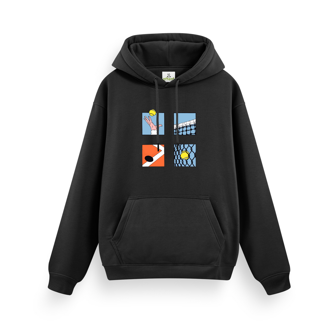 Lines & Tennis - Regular Hoodie