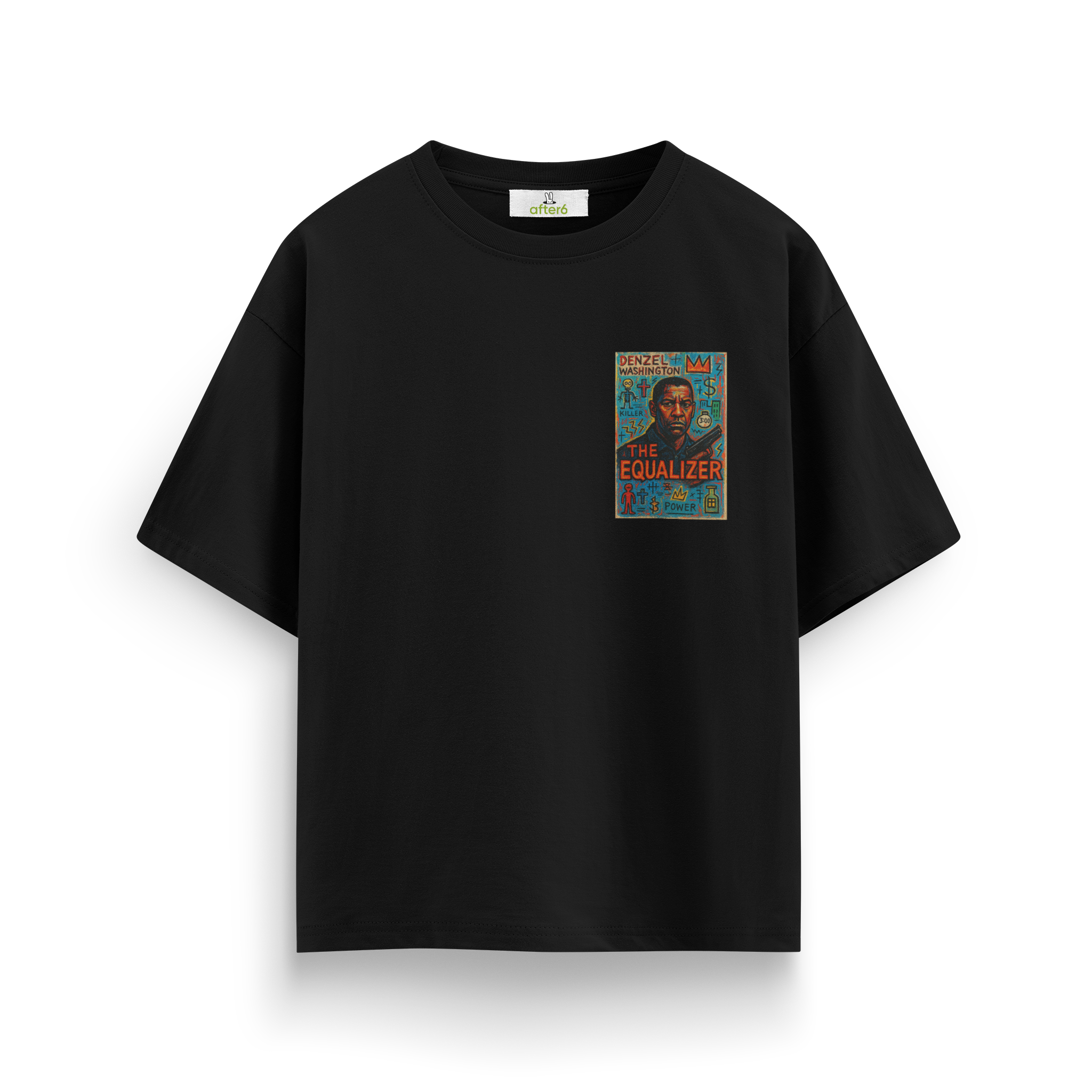 Denzel Washington Card - Oversize T-Shirt