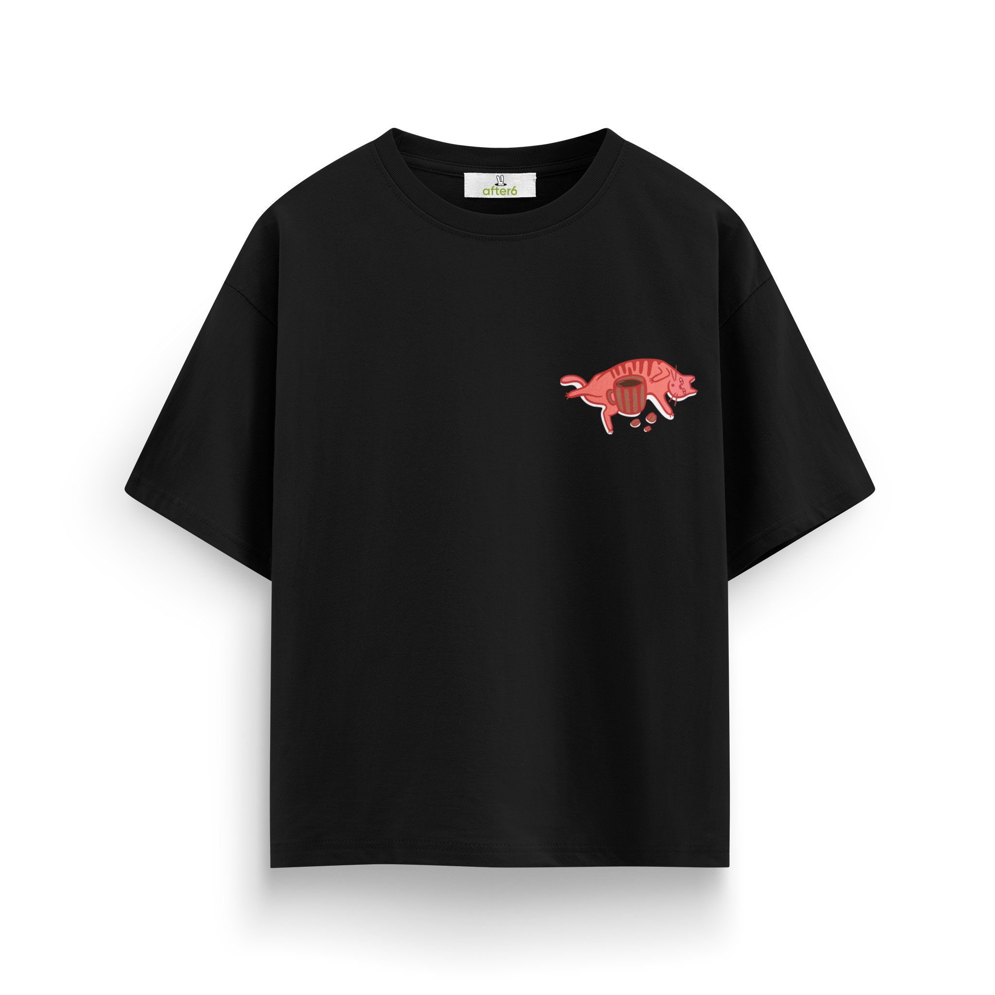 Espresso Cat Club - Oversize T-Shirt