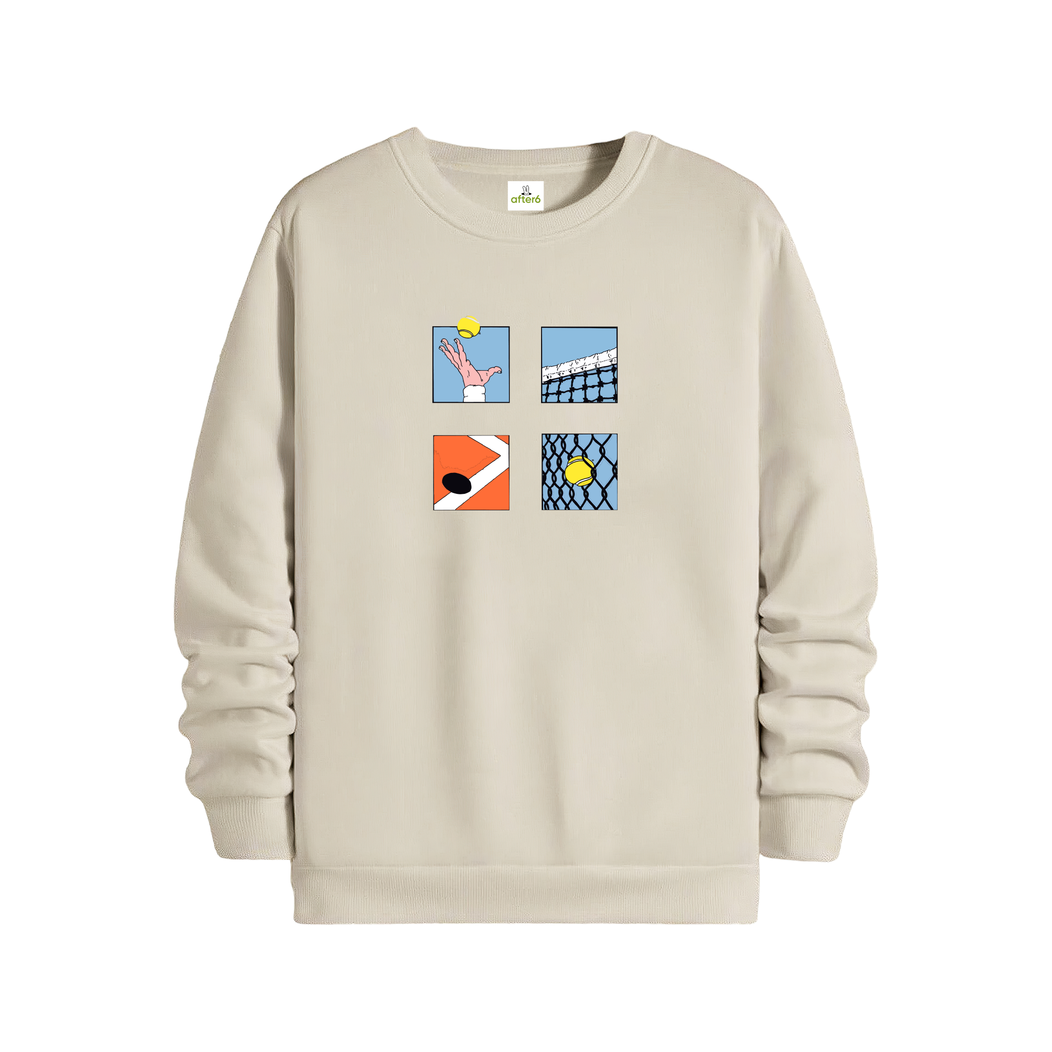 Lines & Tennis - Regular Sweatshirt