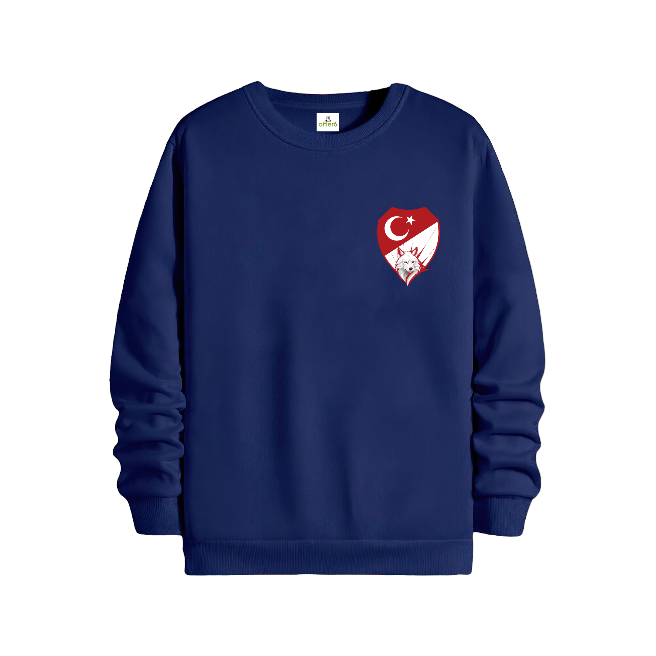 Kırmızı Beyaz - Regular Sweatshirt