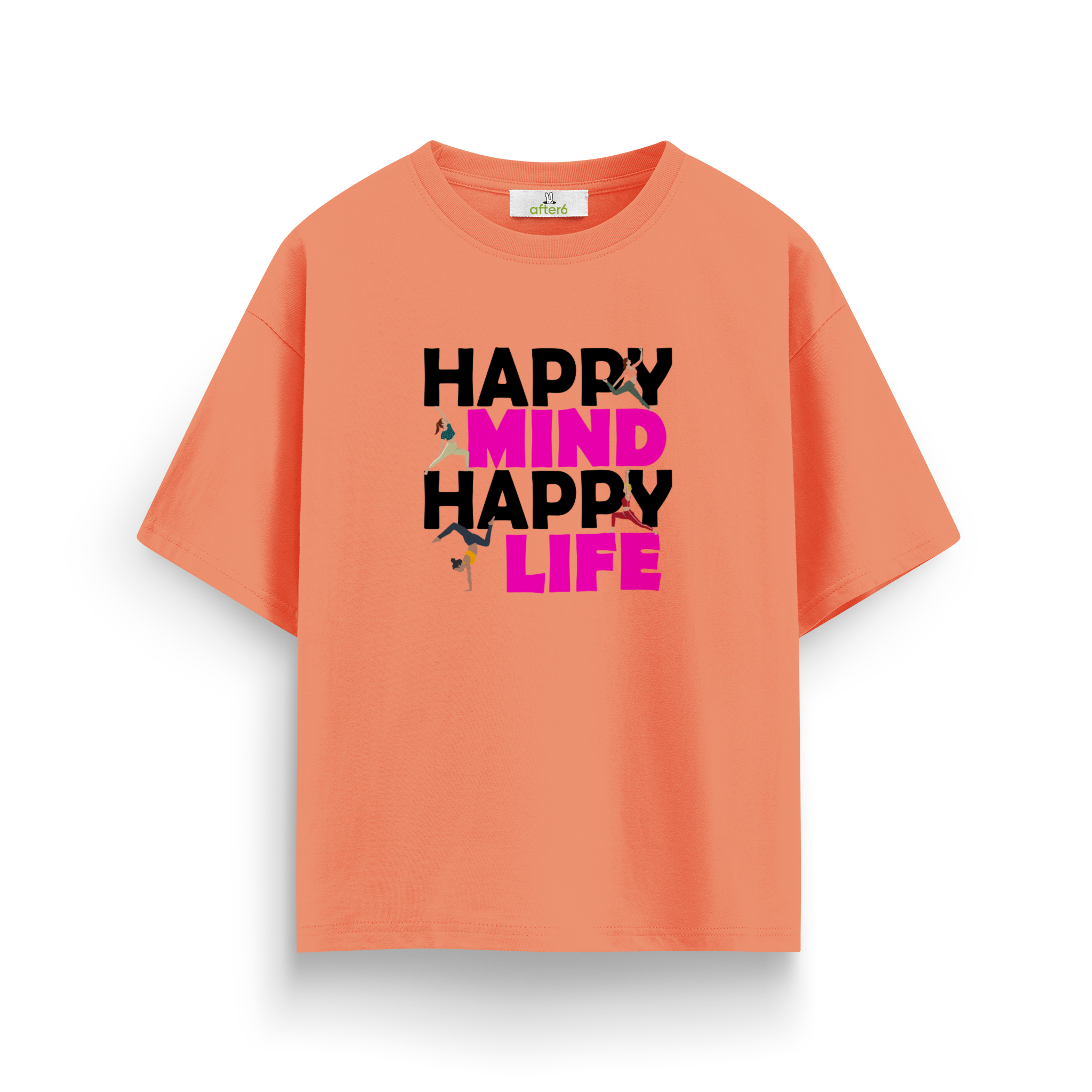 Happy Mind Happy Life - Oversize T-Shirt