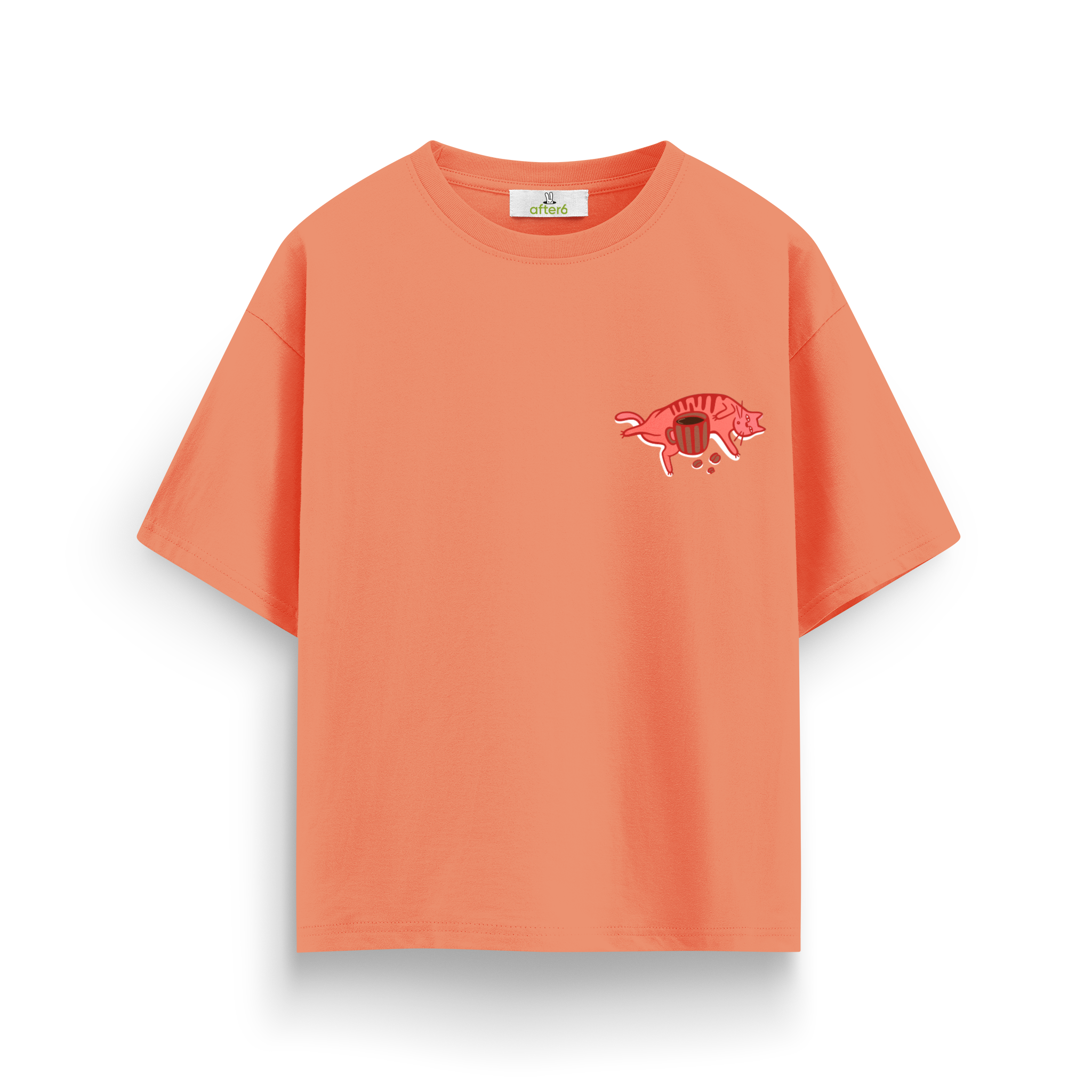 Espresso Cat Club - Oversize T-Shirt