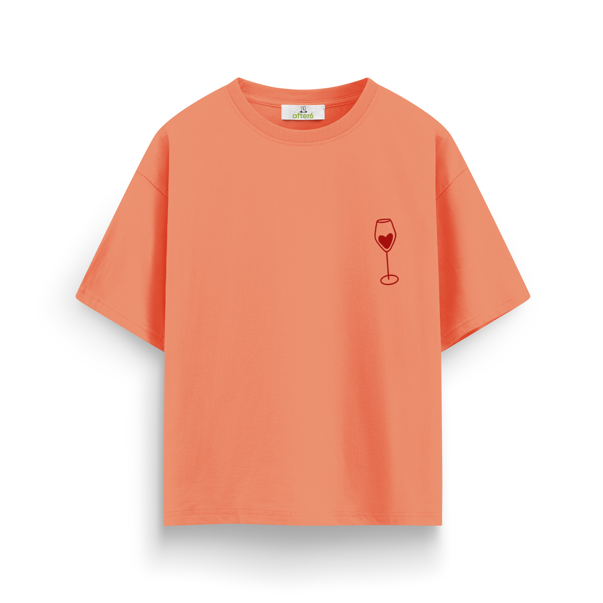 Glass of wine - Oversize T-Shirt