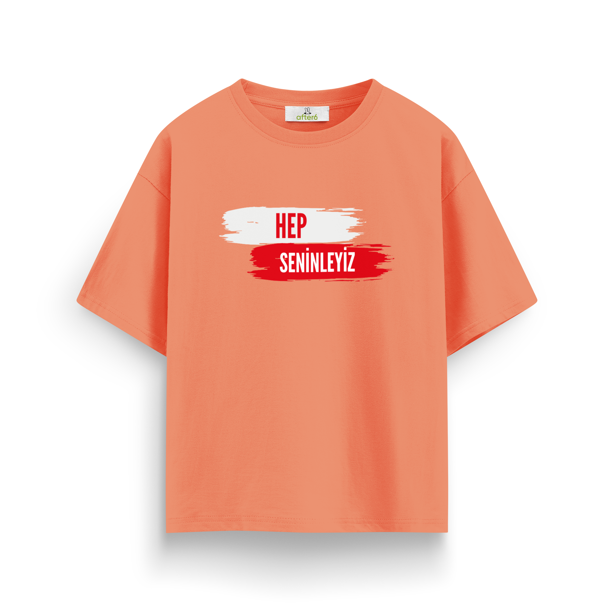 Hep Seninleyiz - Oversize T-Shirt