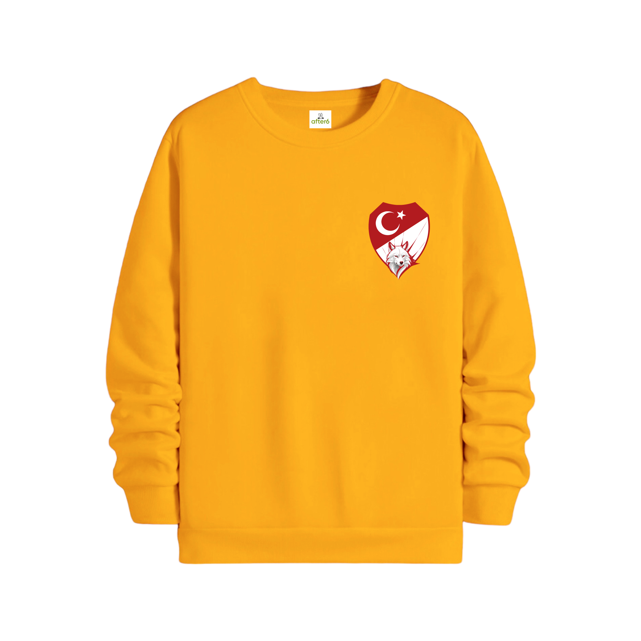 Kırmızı Beyaz - Regular Sweatshirt