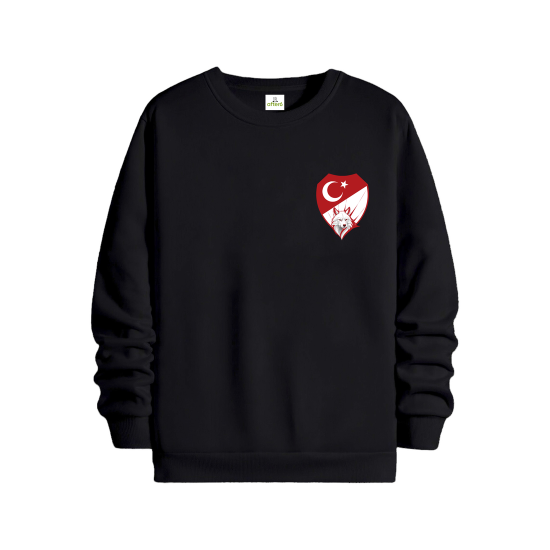 Kırmızı Beyaz - Regular Sweatshirt