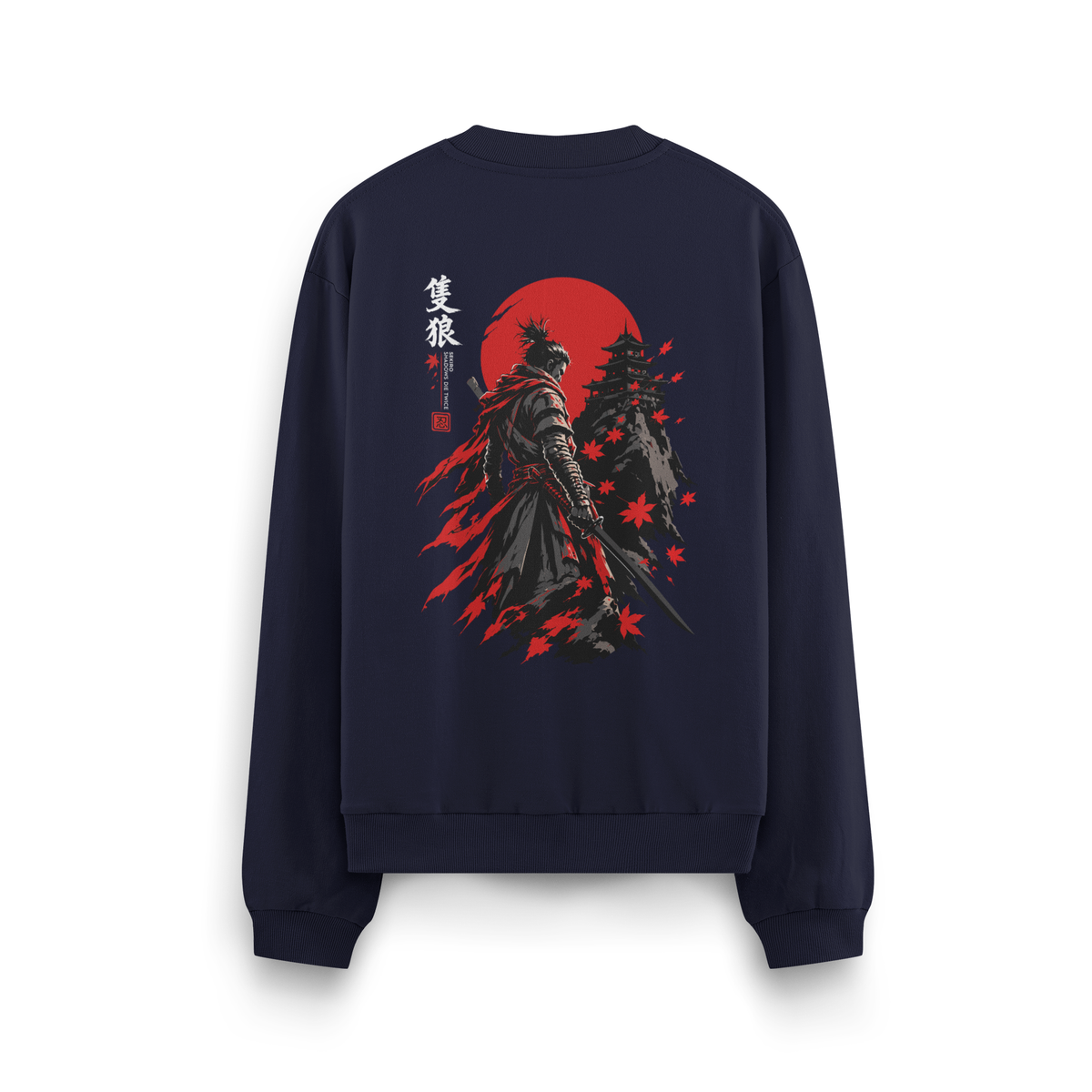 Sekiro - Oversize Sweatshirt Lacivert ARKA