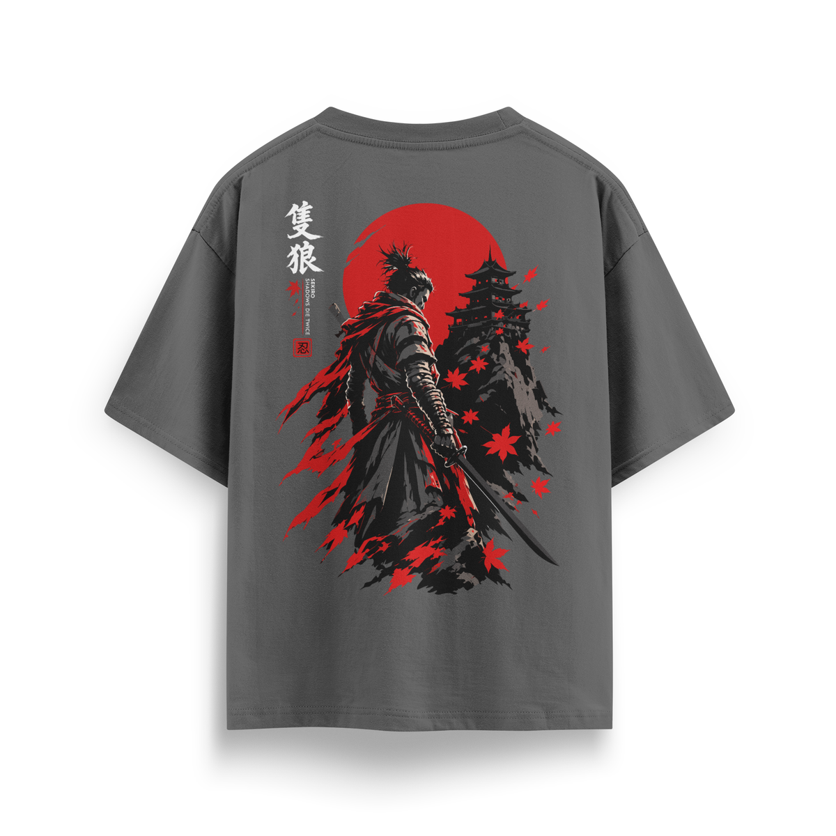 Sekiro - Oversize T-Shirt Antrasit ARKA