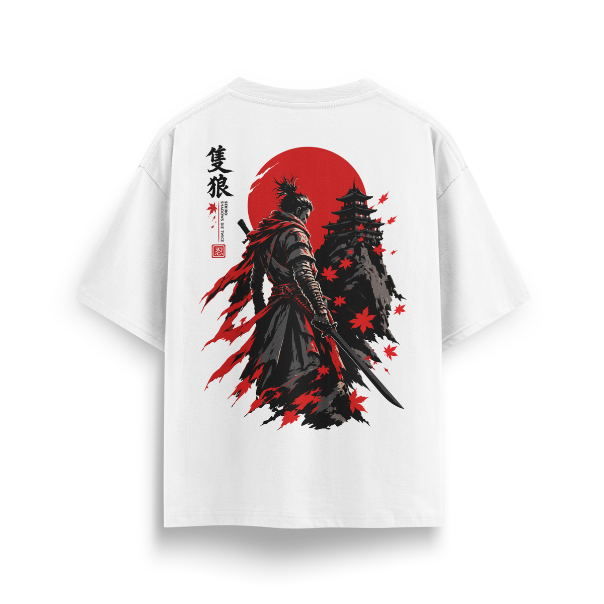 Sekiro - Oversize T-Shirt Beyaz ARKA