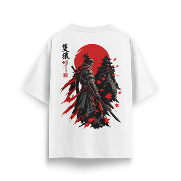 Sekiro - Oversize T-Shirt Beyaz ARKA