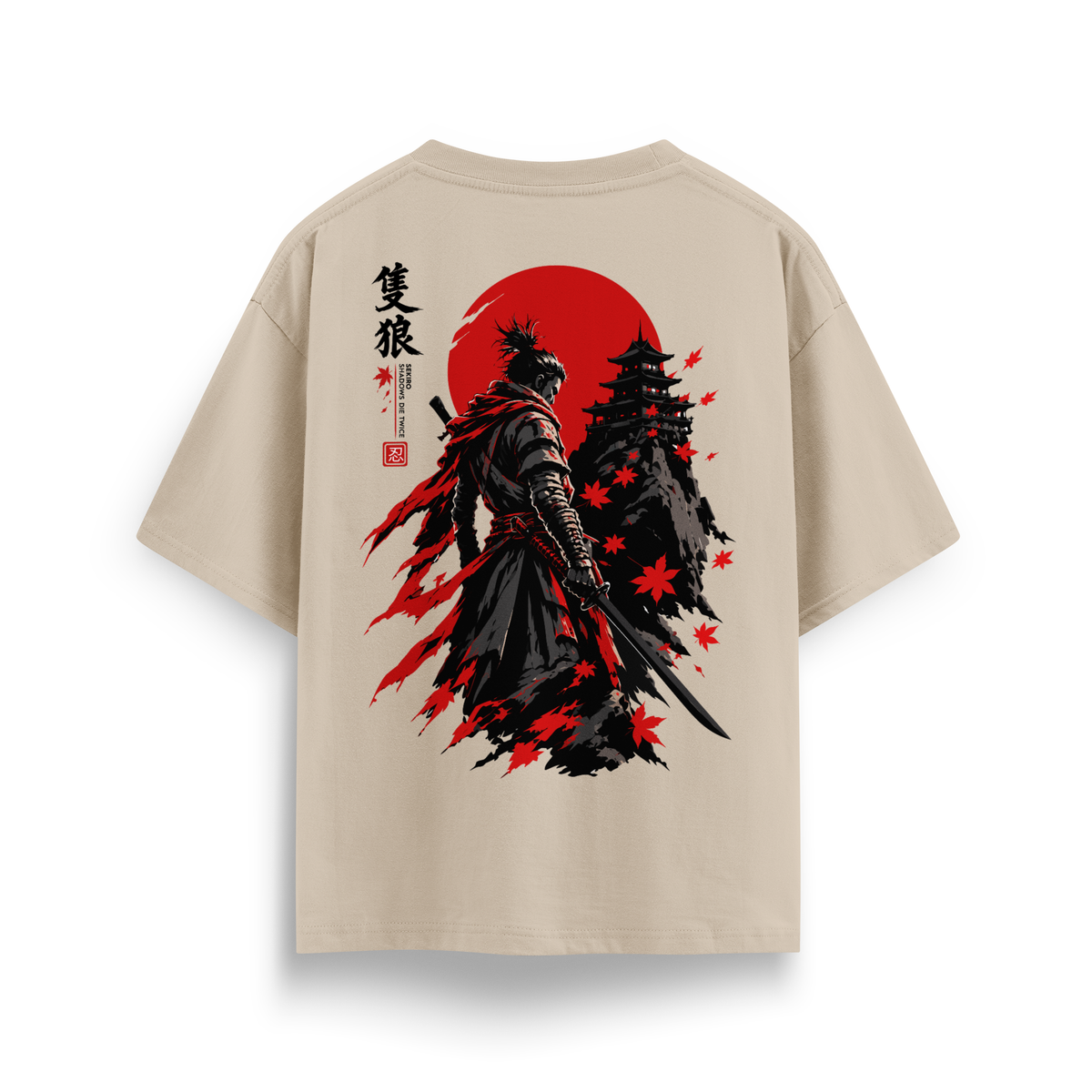 Sekiro - Oversize T-Shirt Krem ARKA