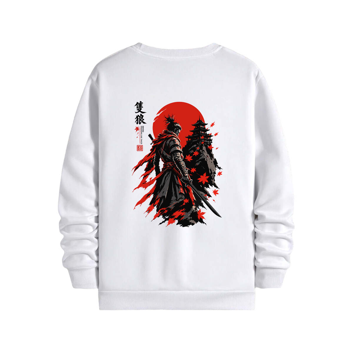 Sekiro - Regular Sweatshirt Beyaz ARKA
