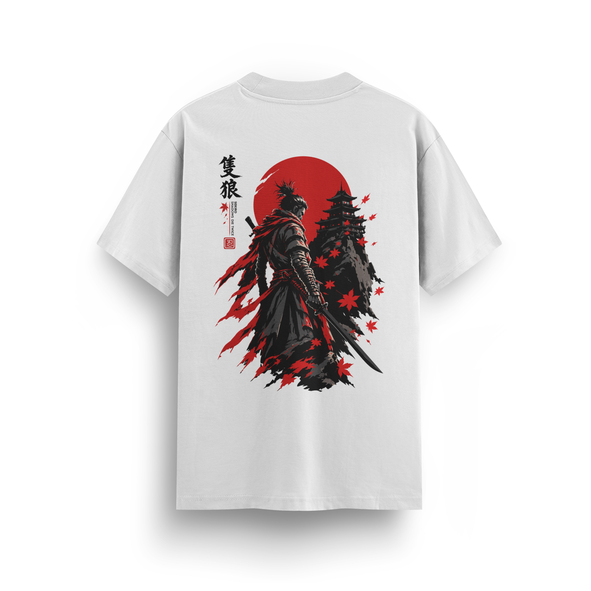 Sekiro - Regular T-shirt Beyaz ARKA