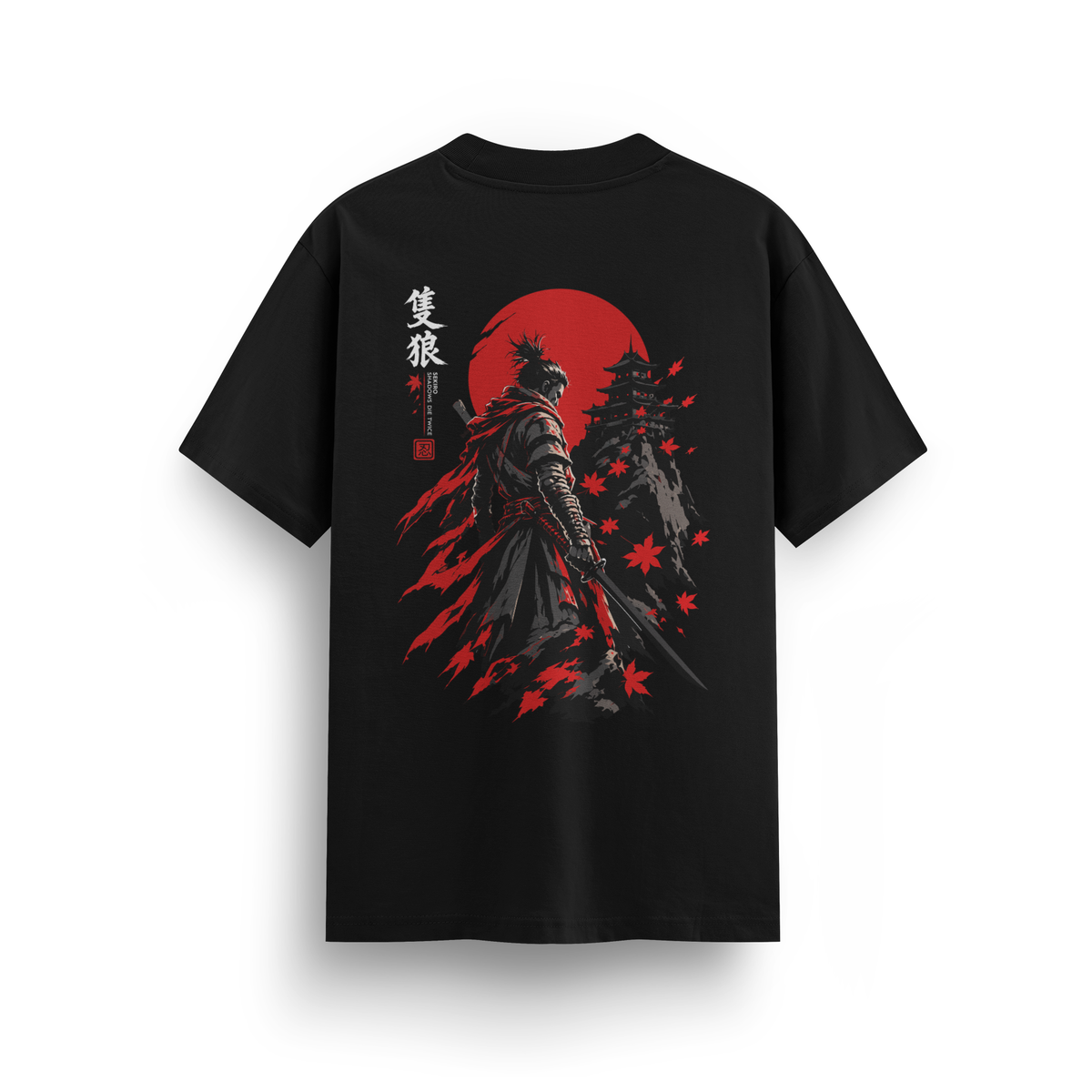 Sekiro - Regular T-shirt Siyah ARKA