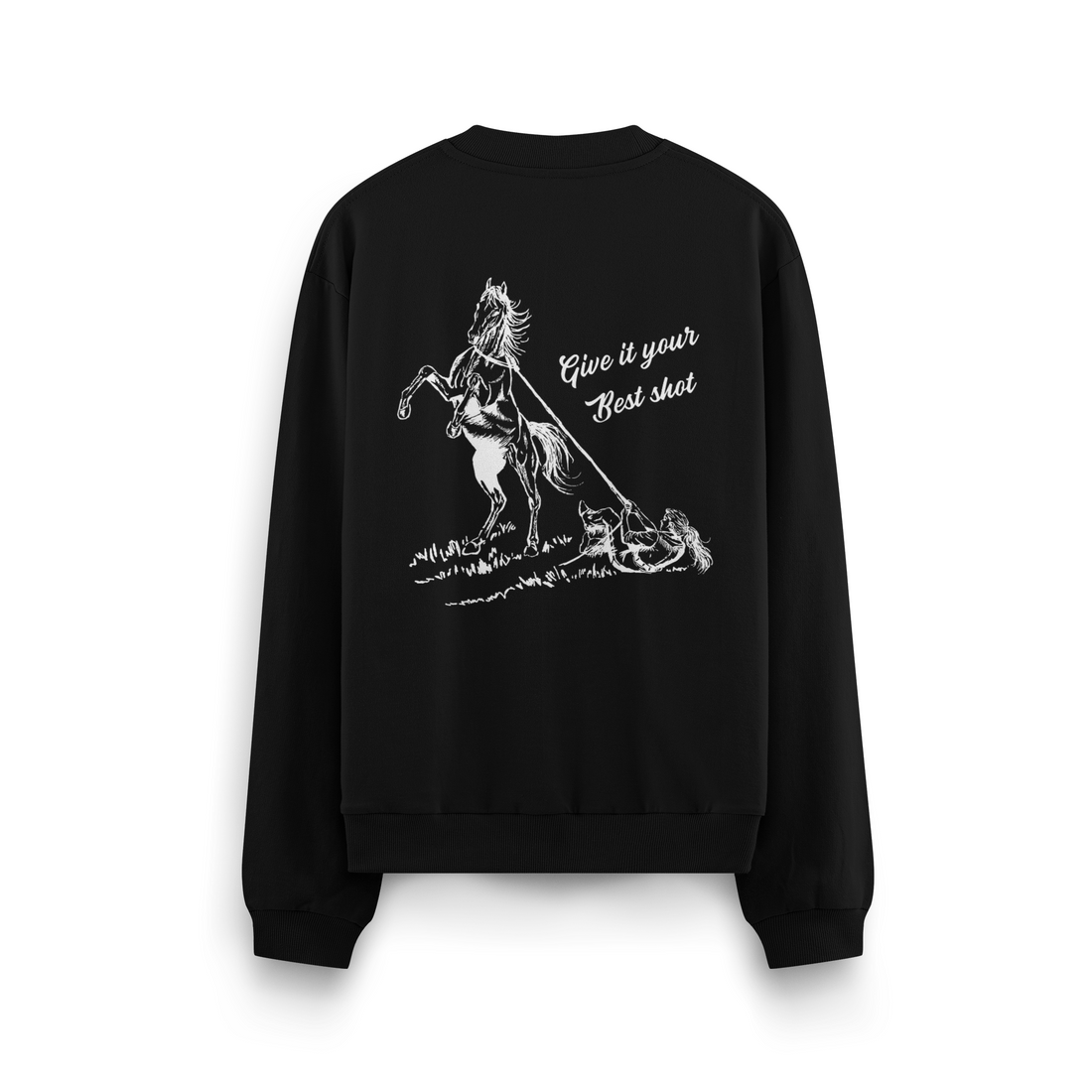Give It Your Best Shot - Oversize Sweatshirt