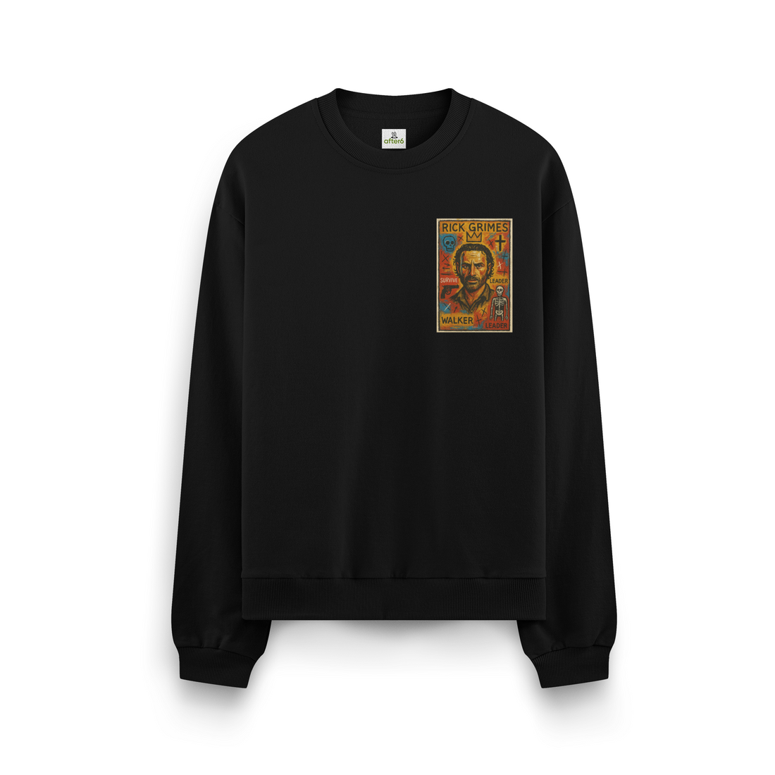 Rick Grimes Card - Oversize Sweatshirt