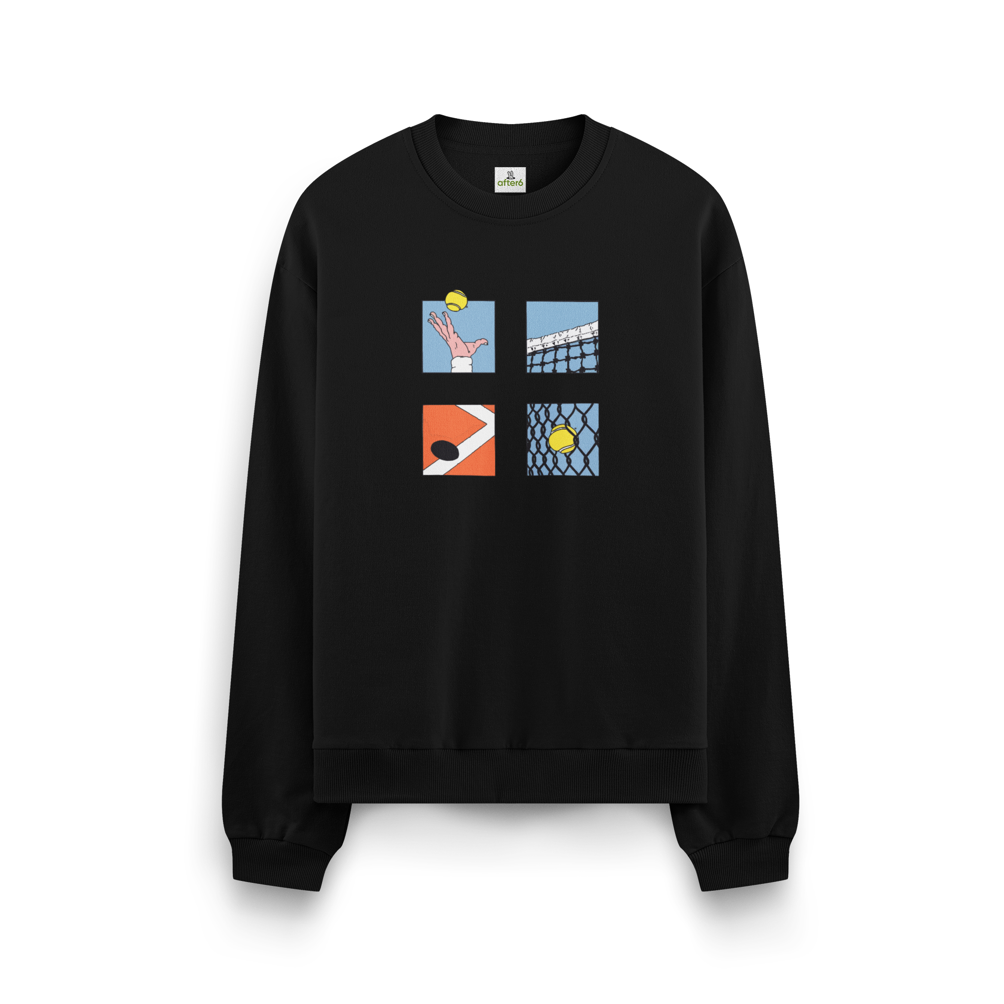 Lines & Tennis - Oversize Sweatshirt