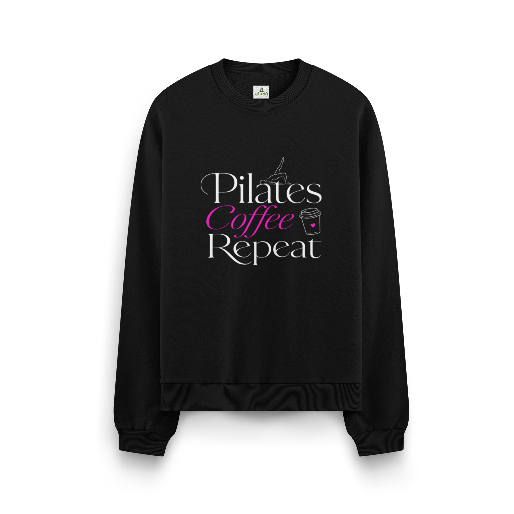 Pilates Coffee Repeat - Oversize Sweatshirt