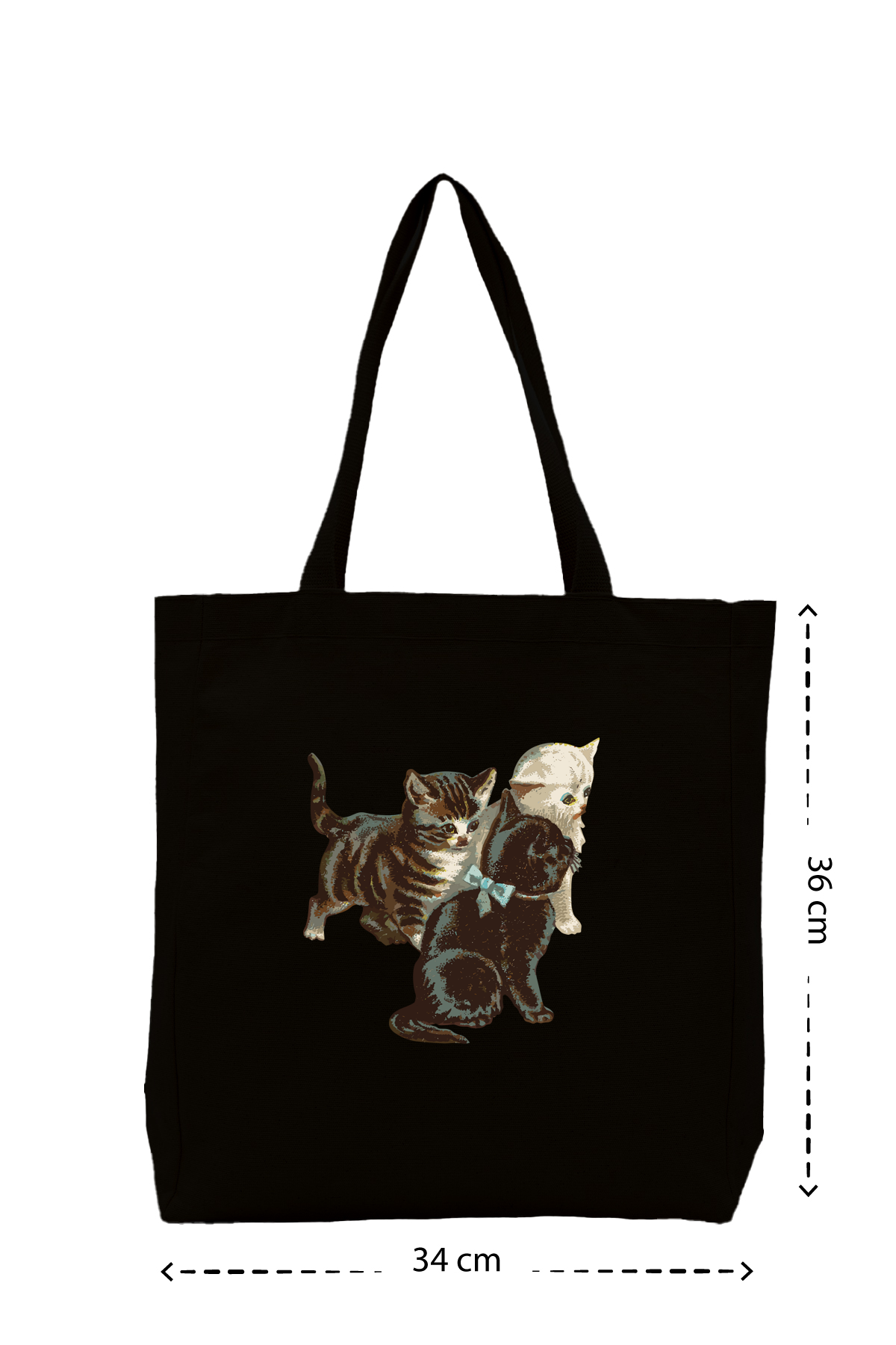 Kitties - Kanvas Çanta