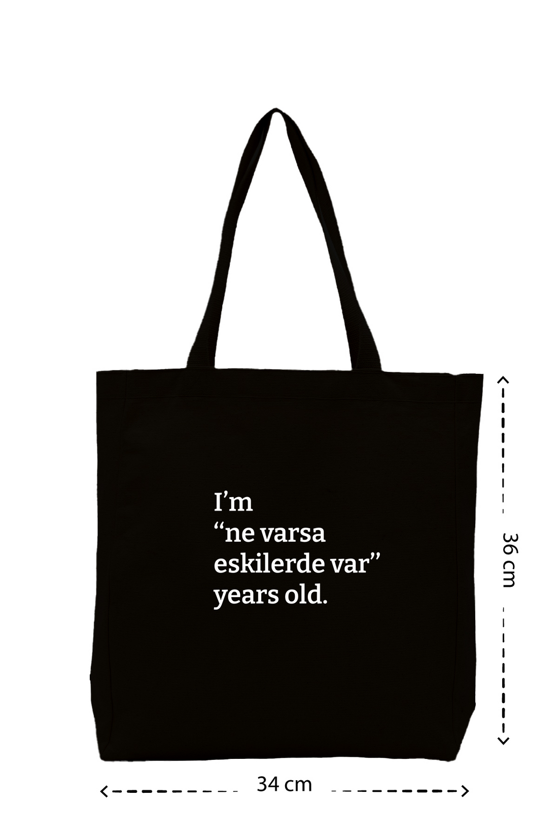 Ne varsa eskilerde var - Kanvas Çanta