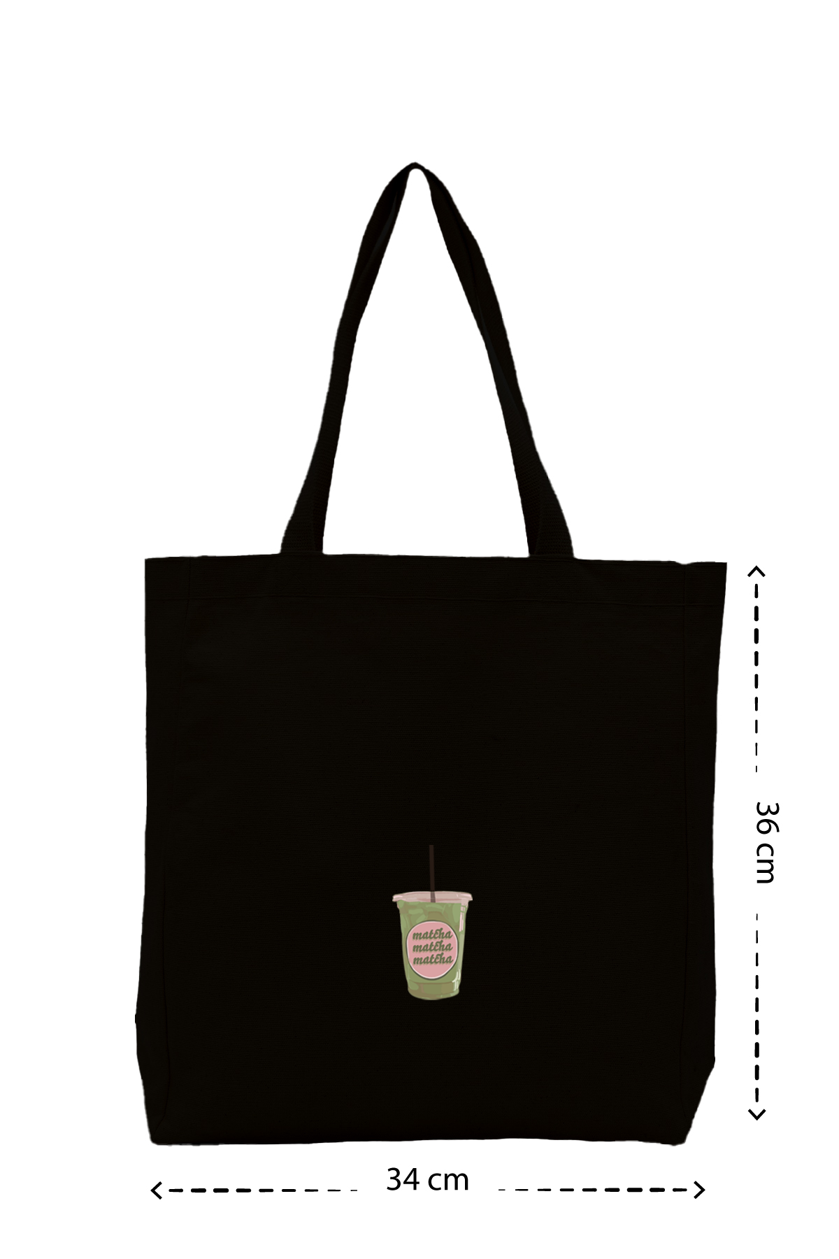 Matcha Latte - Kanvas Çanta