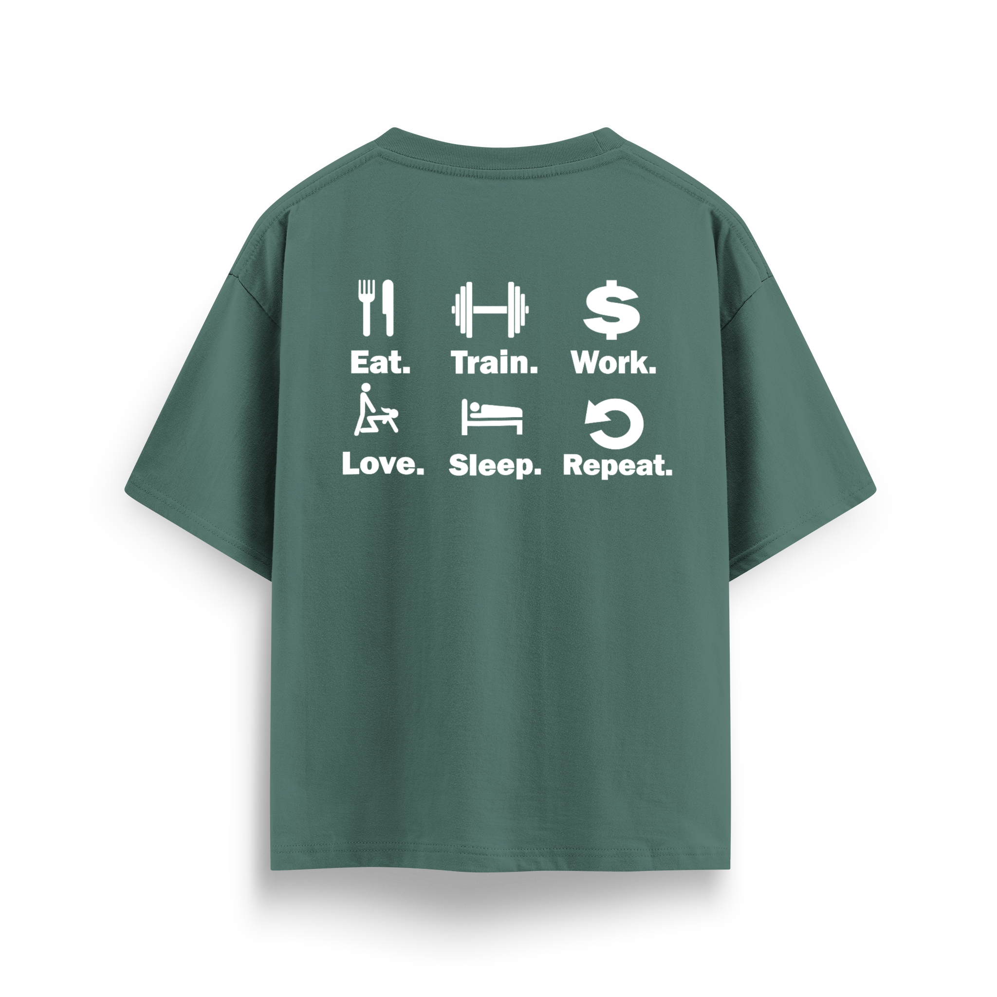 Eat Sleep Train - Oversize T-Shirt
