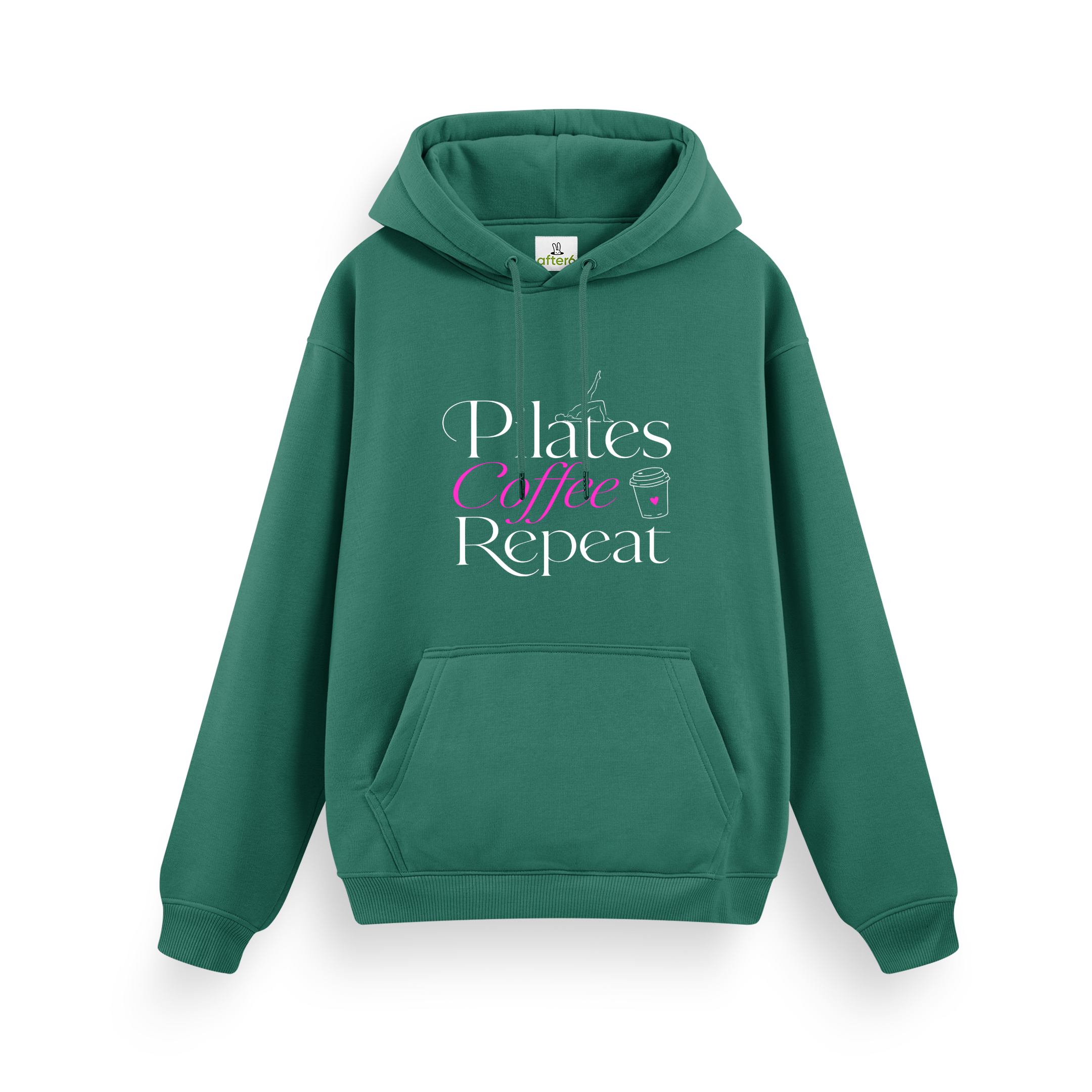 Pilates Coffee Repeat - Regular Hoodie