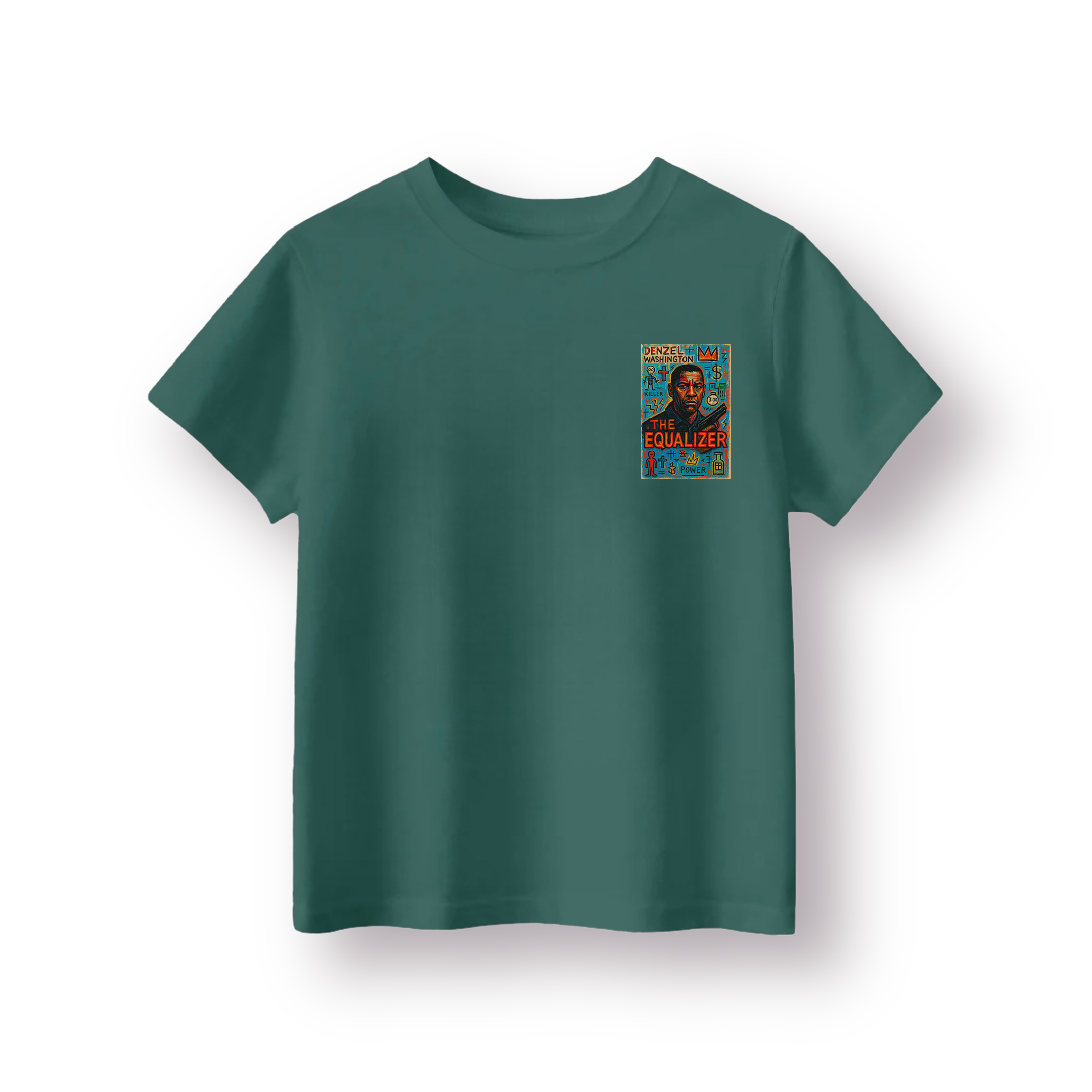 Denzel Washington Card - Çocuk T-shirt