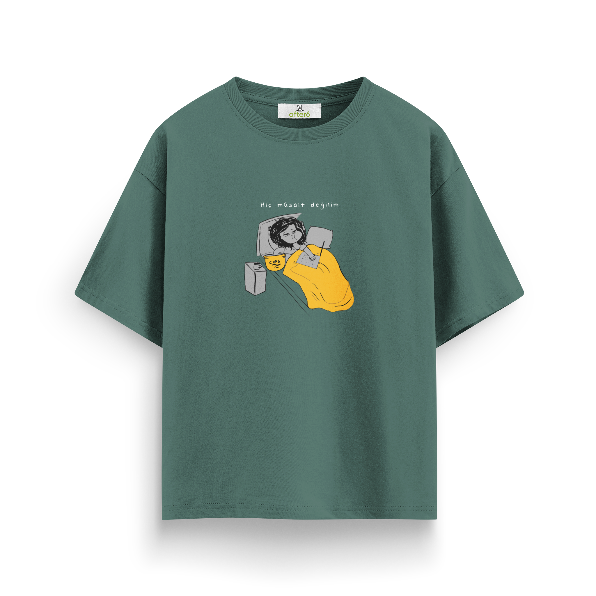 Hiç müsait değilim - Oversize T-Shirt