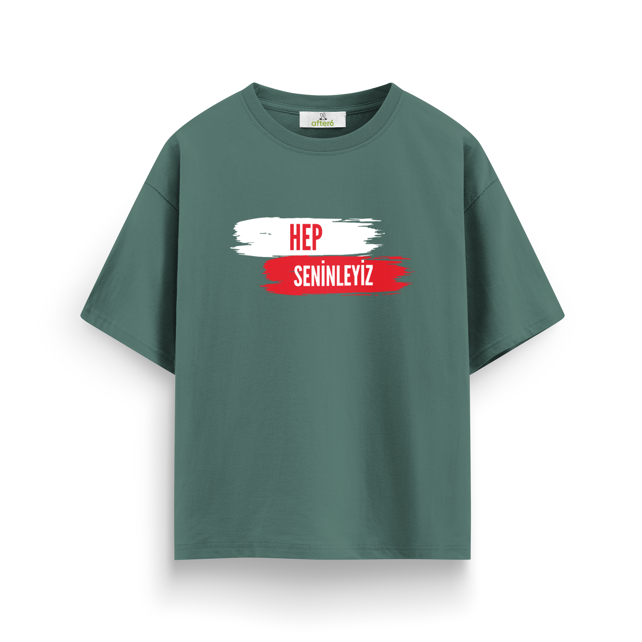 Hep Seninleyiz - Oversize T-Shirt