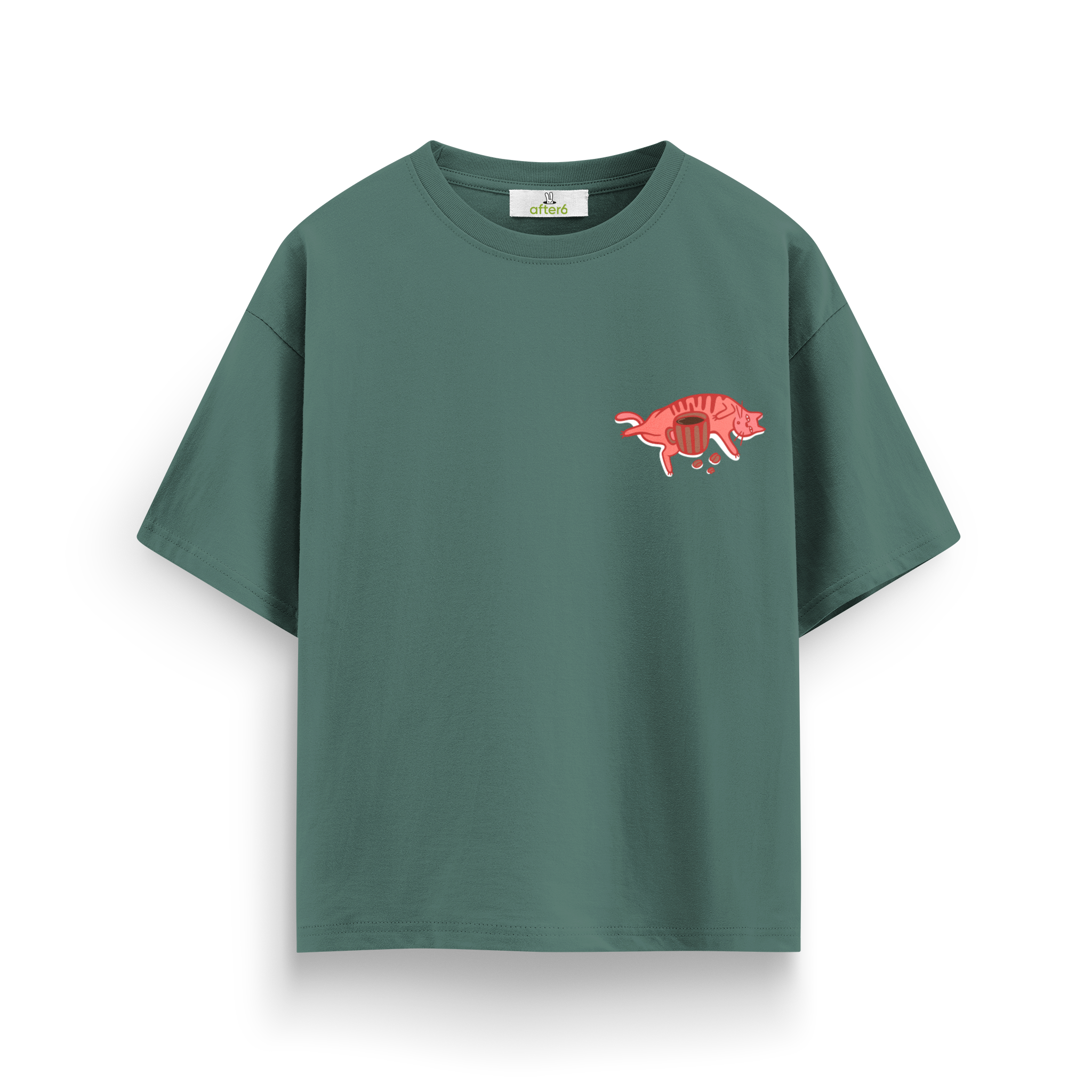 Espresso Cat Club - Oversize T-Shirt