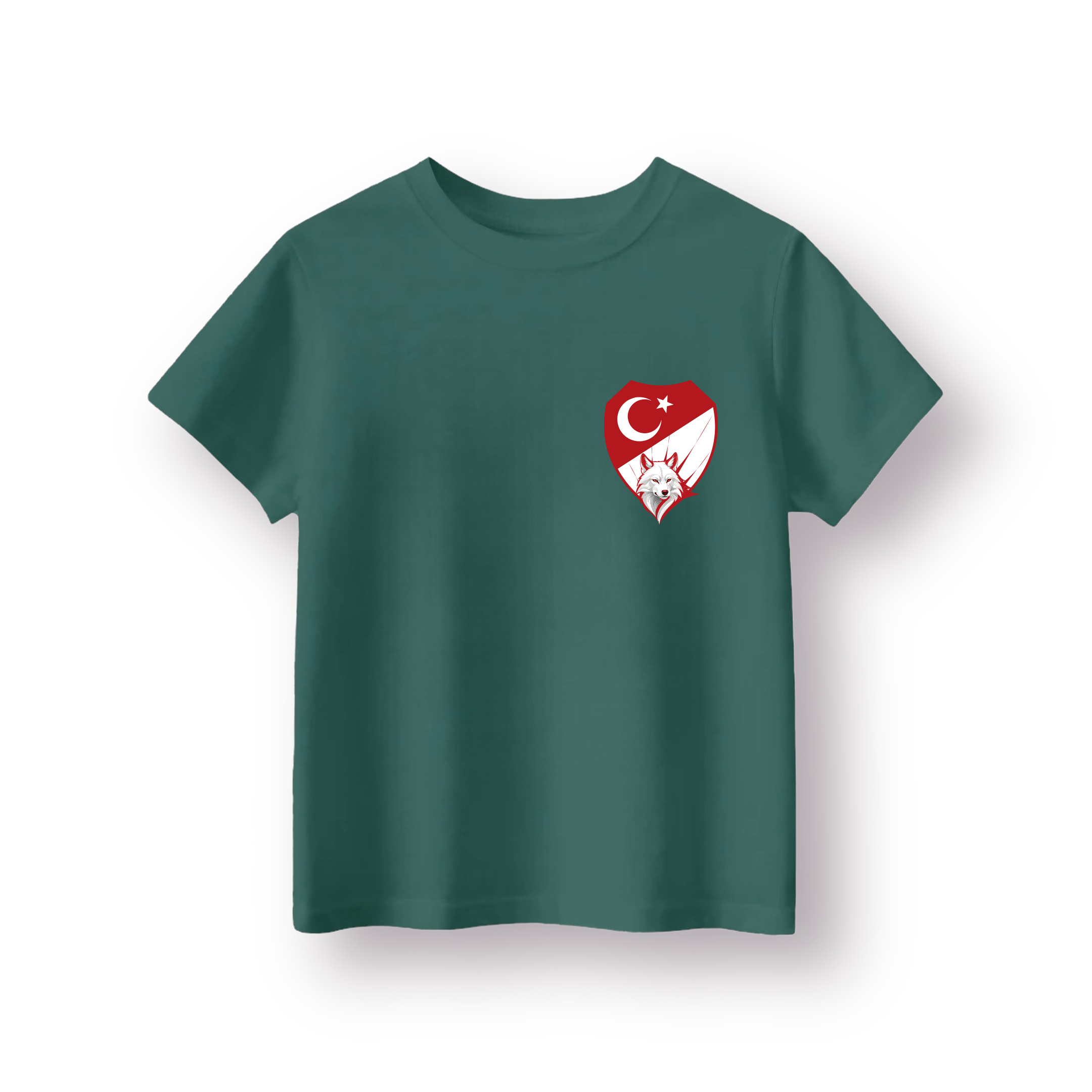 Kırmızı Beyaz - Çocuk T-shirt