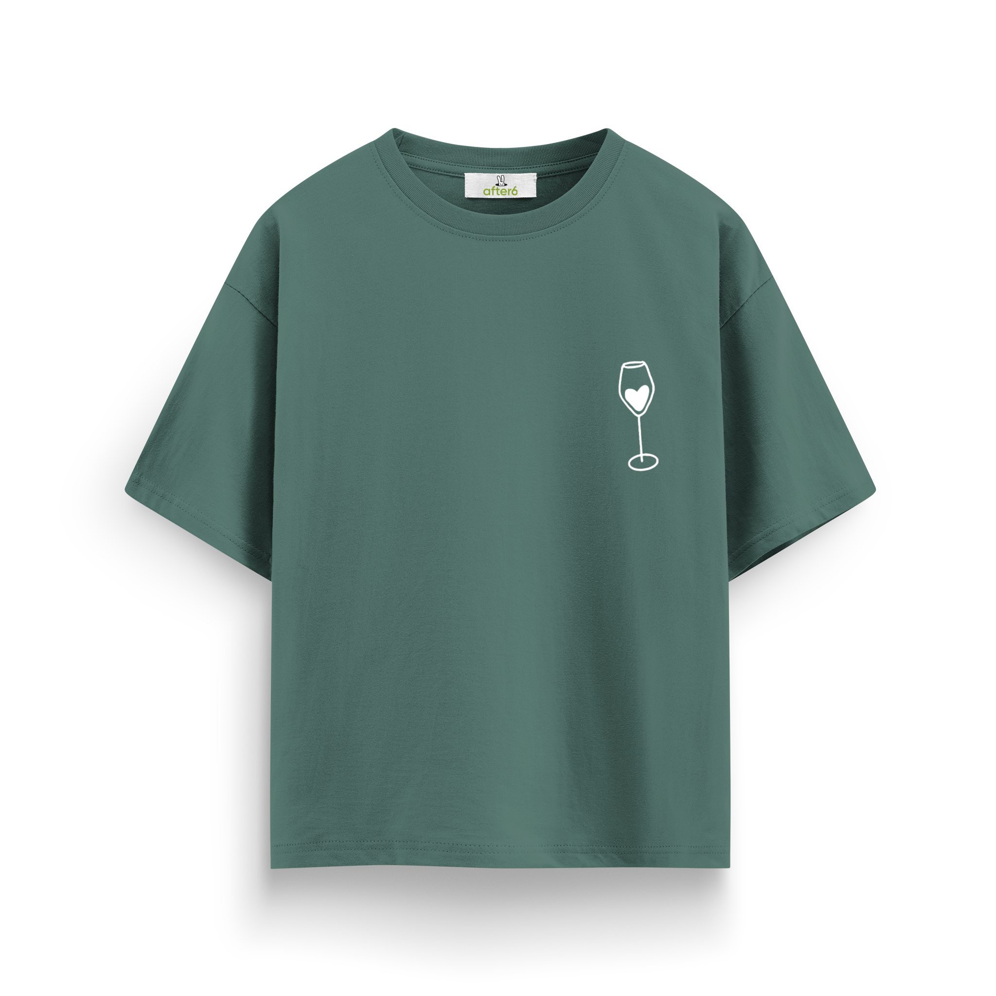 Glass of wine - Oversize T-Shirt