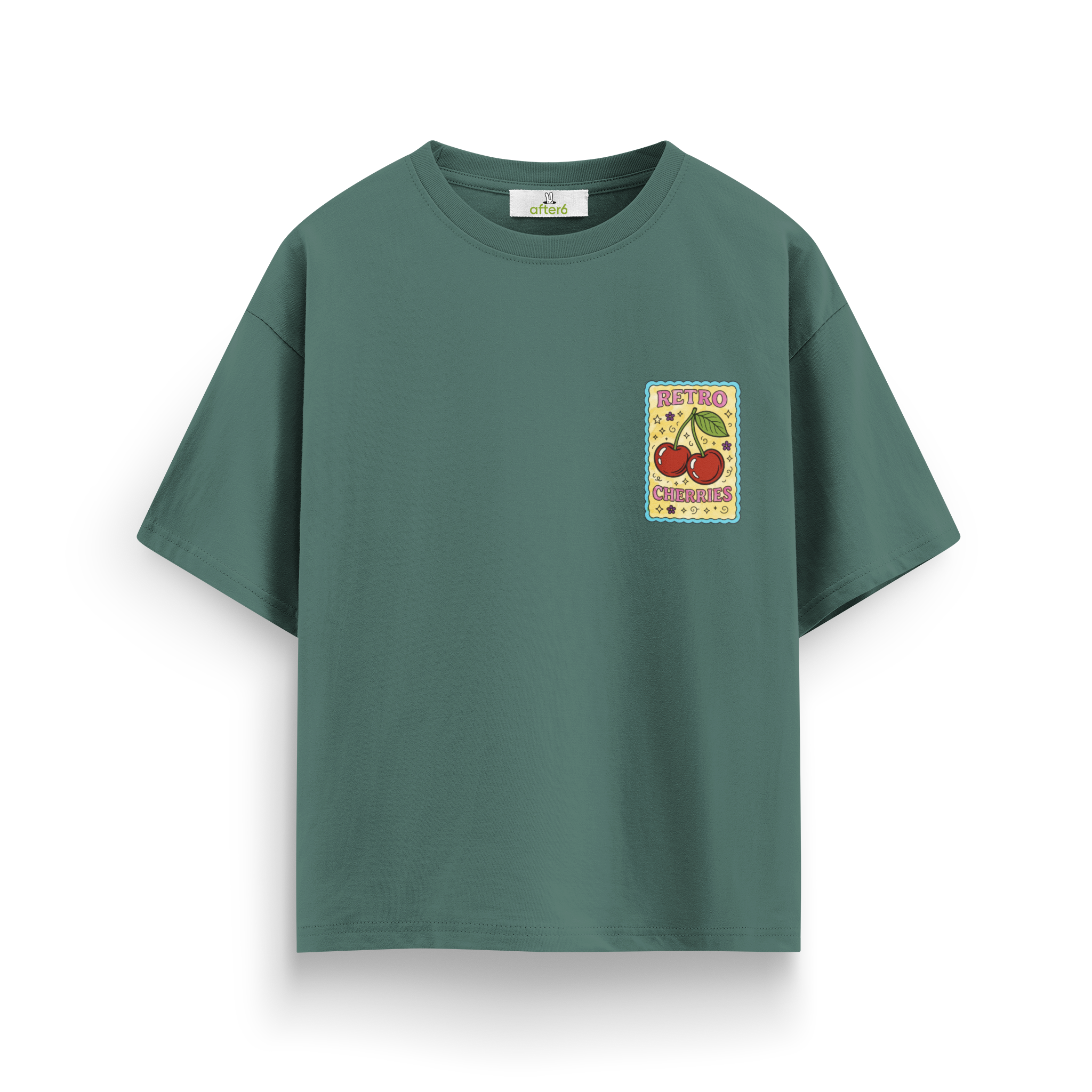 Cherries Card - Oversize T-Shirt