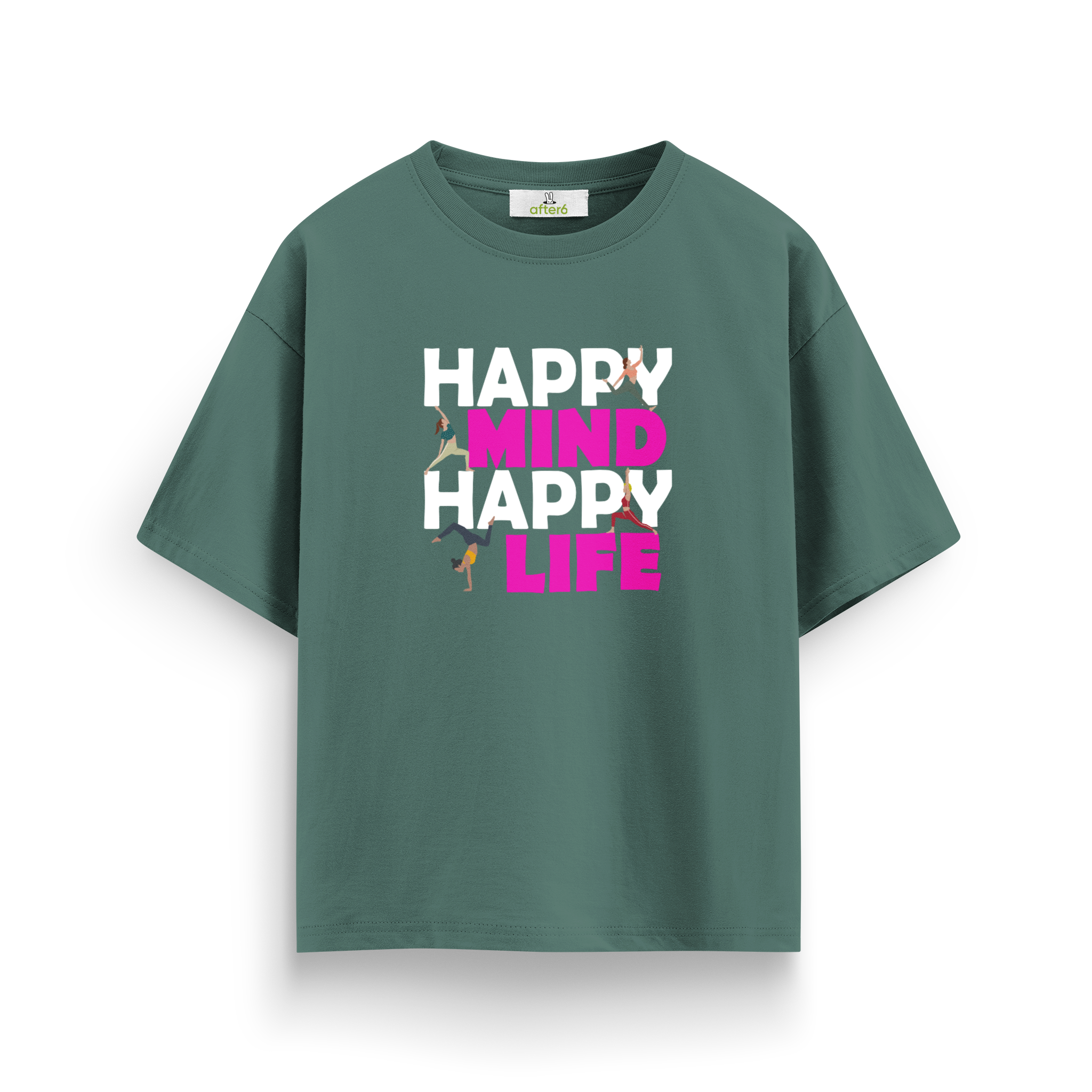 Happy Mind Happy Life - Oversize T-Shirt