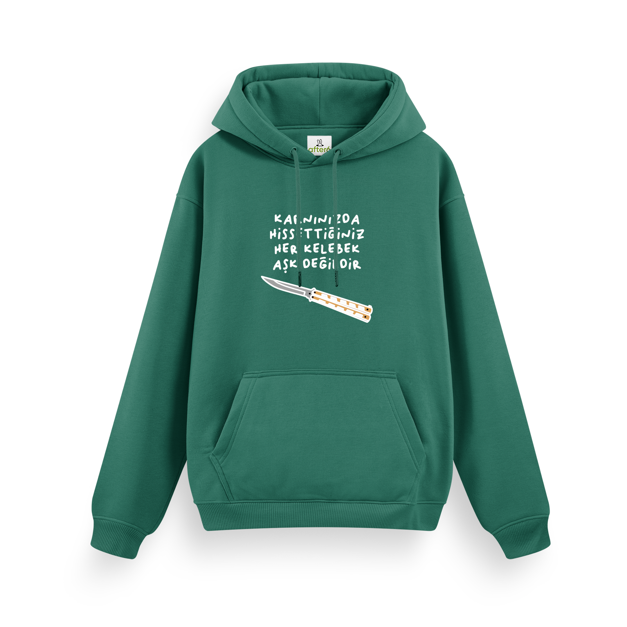 Her Kelebek Aşk Değildir - Regular Hoodie