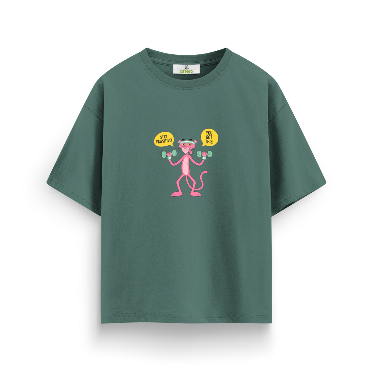 Stay Pawsitive - Oversize T-Shirt