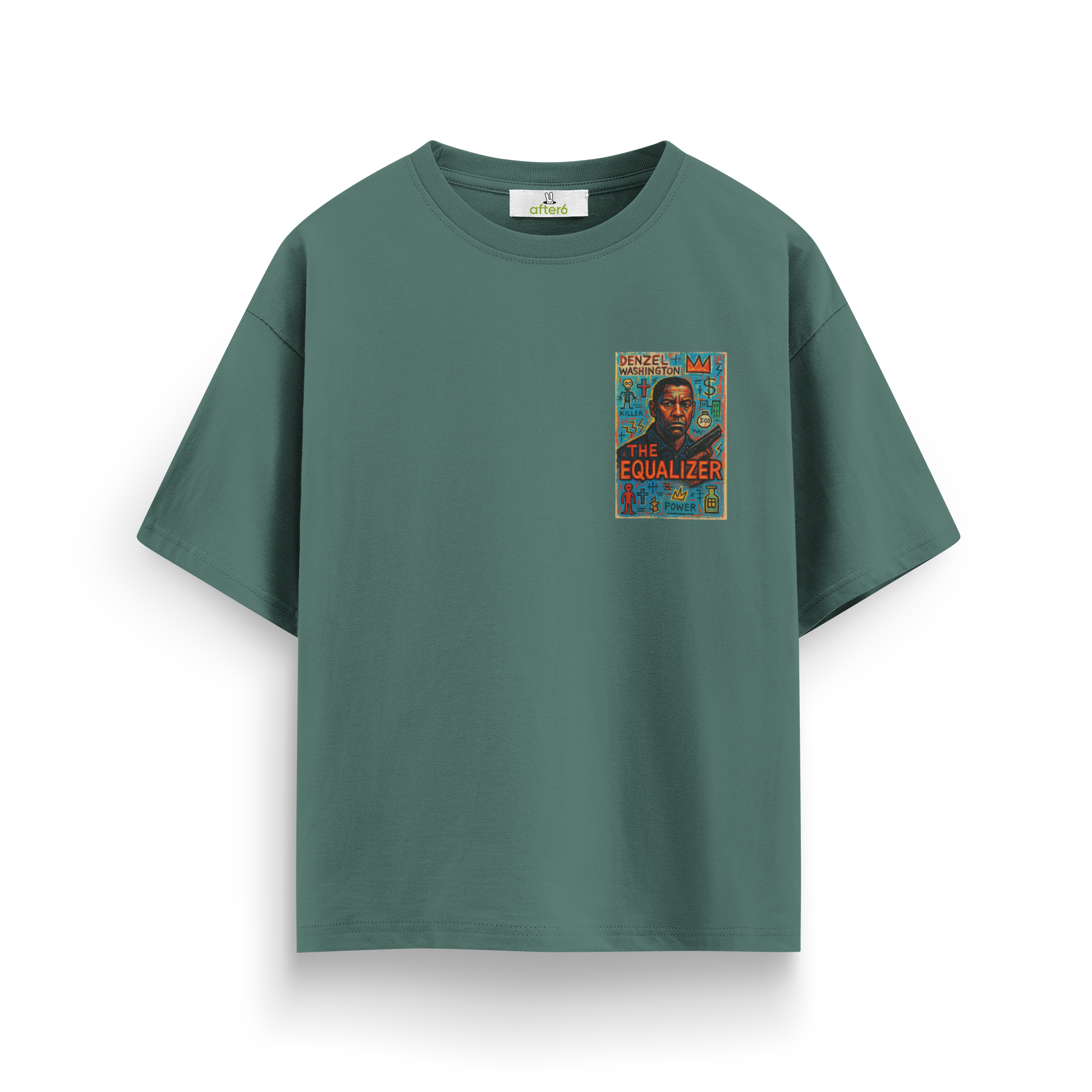 Denzel Washington Card - Oversize T-Shirt
