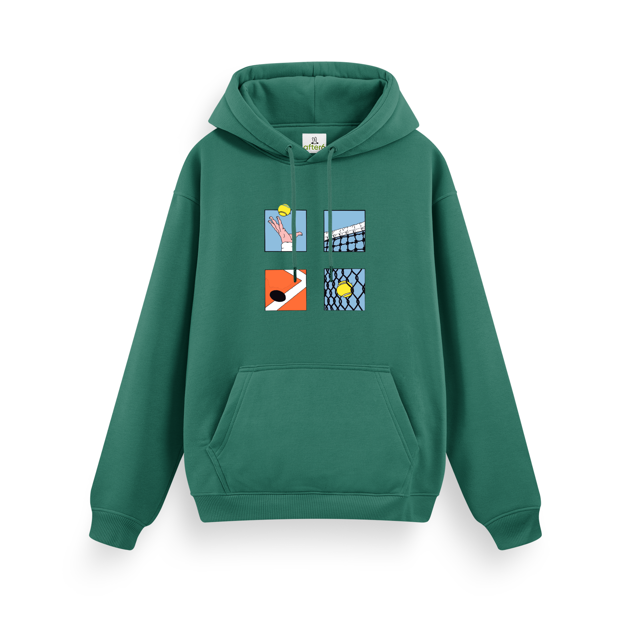 Lines & Tennis - Regular Hoodie