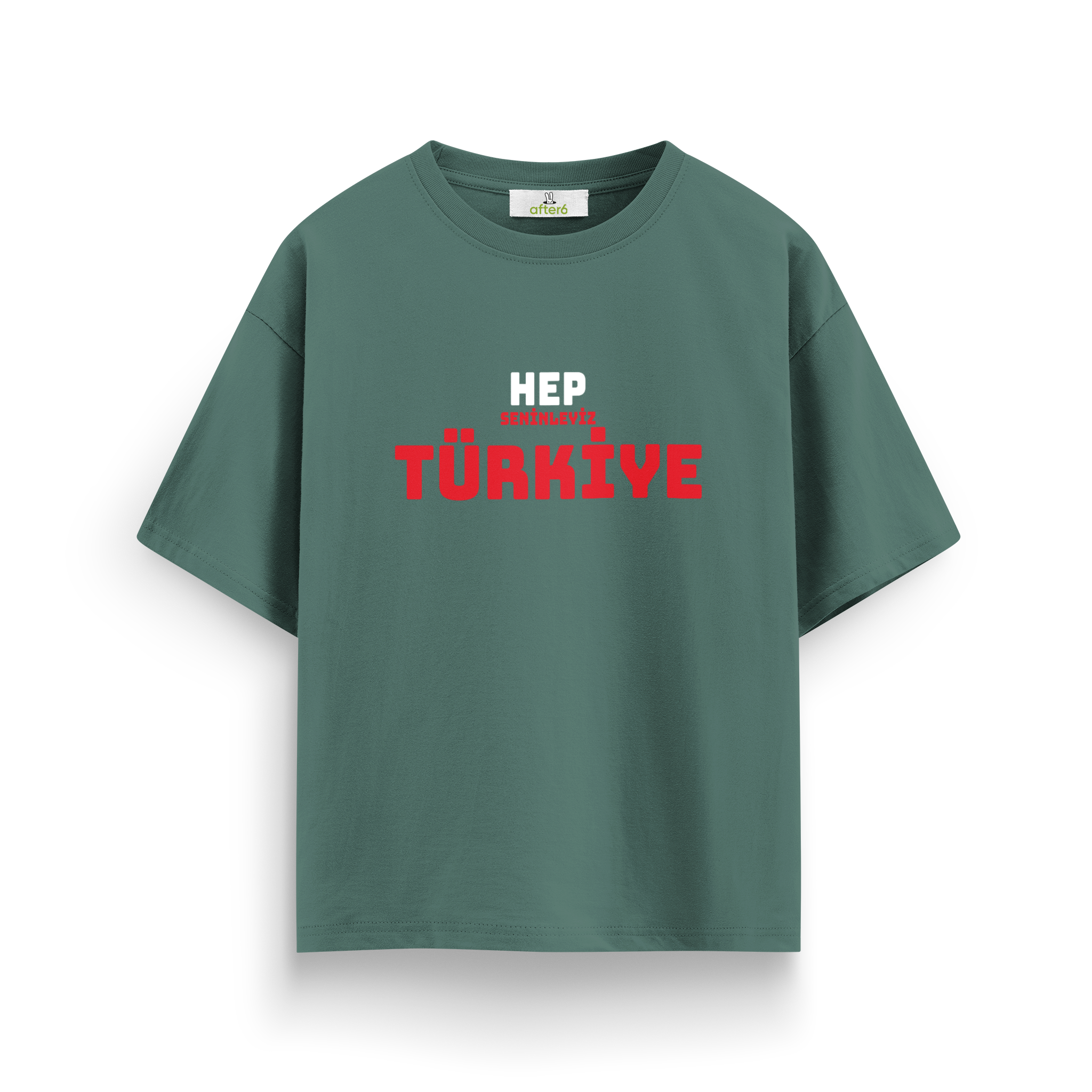Hep Seninleyiz Türkiye - Oversize T-Shirt