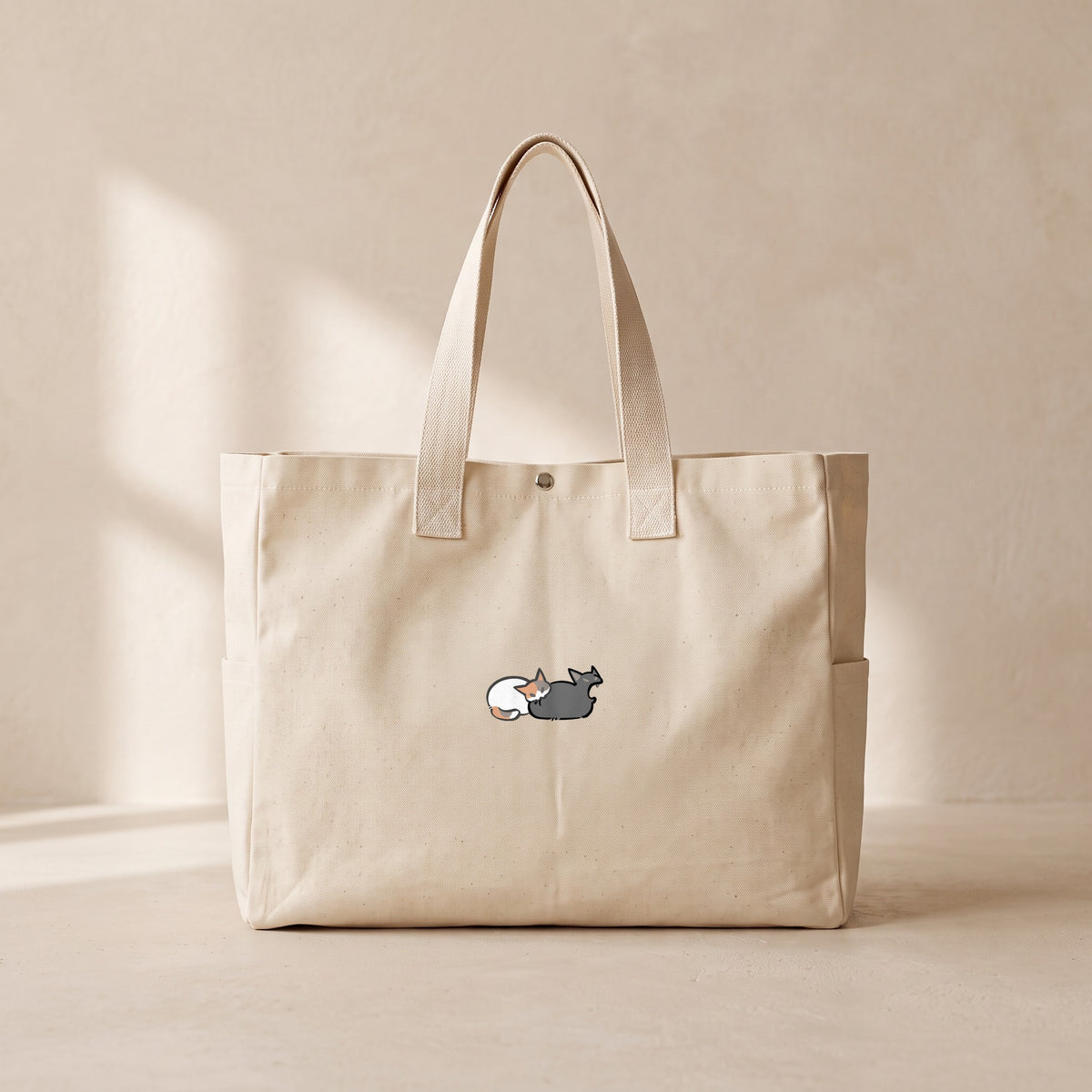 AAA - Çıtçıtlı Tote Bag