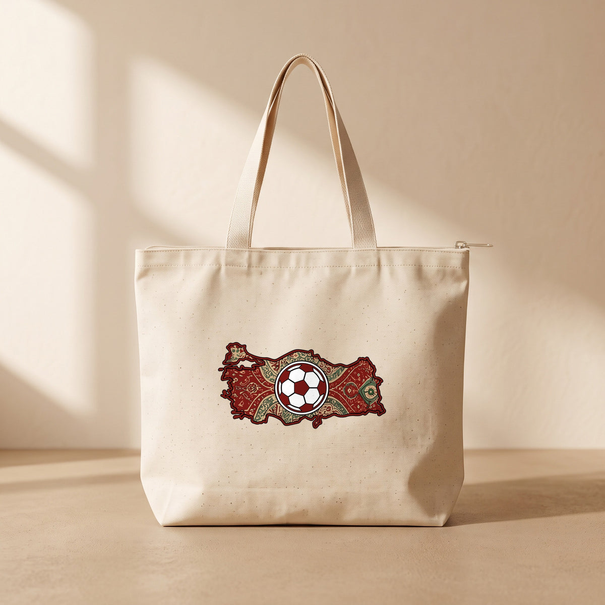 Anatolian Pitch - Fermuarlı Tote Bag