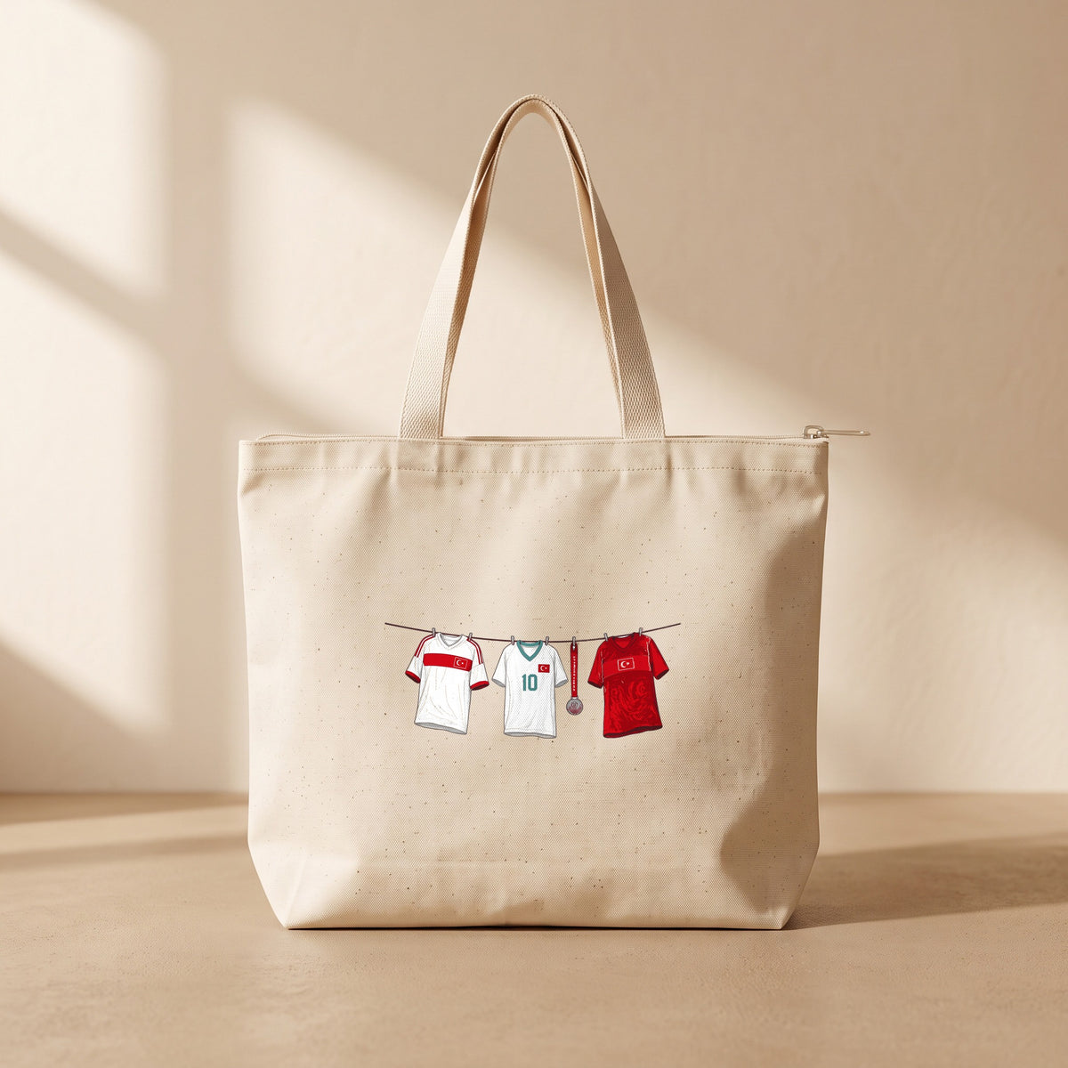 As Formaları - Fermuarlı Tote Bag