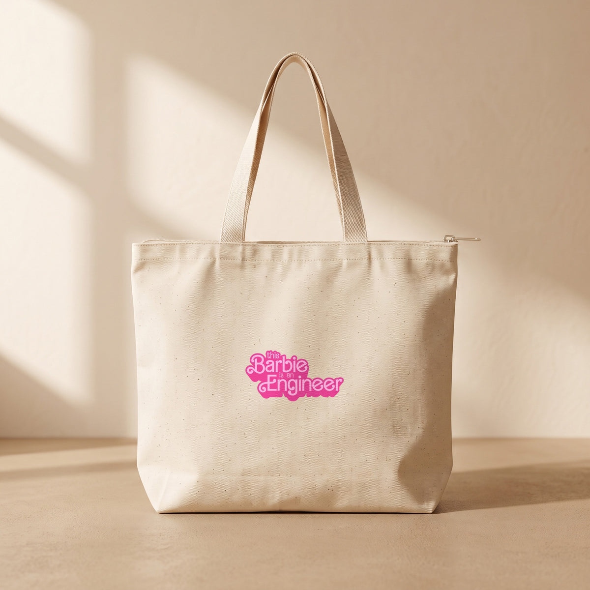 Barbie Engineer - Fermuarlı Tote Bag