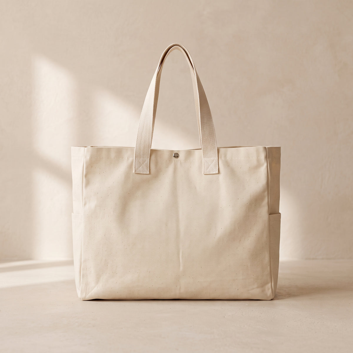 Basic - Çıtçıtlı Tote Bag