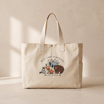 Best Camp Team Ever - Çıtçıtlı Tote Bag