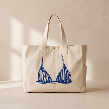 Bleed Blue - Çıtçıtlı Tote Bag