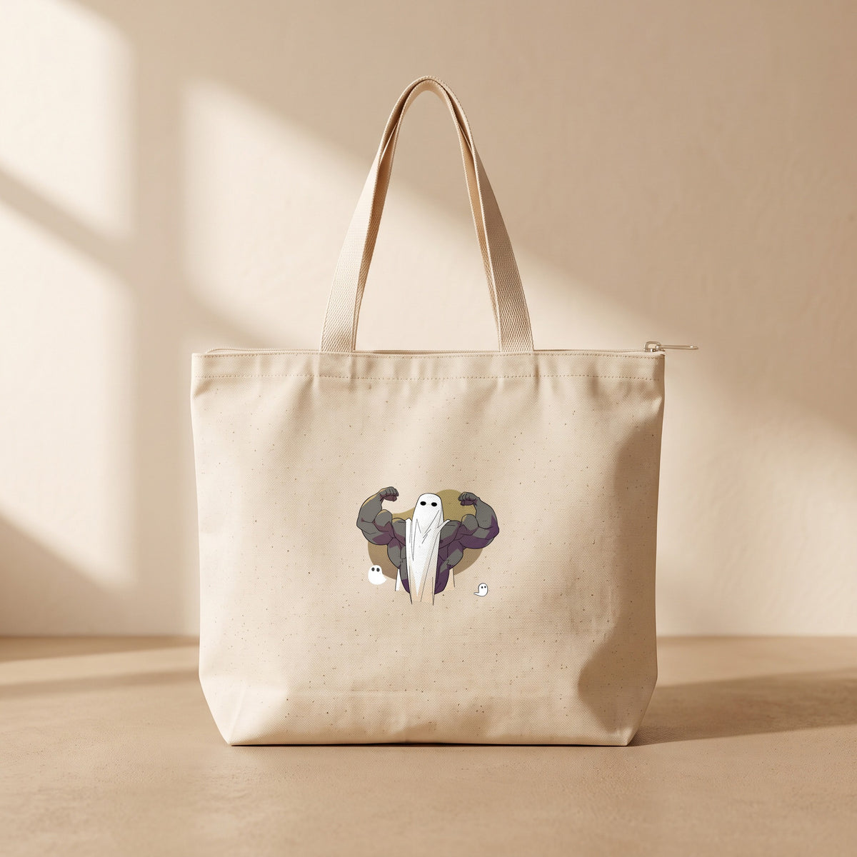 Boo-st - Fermuarlı Tote Bag